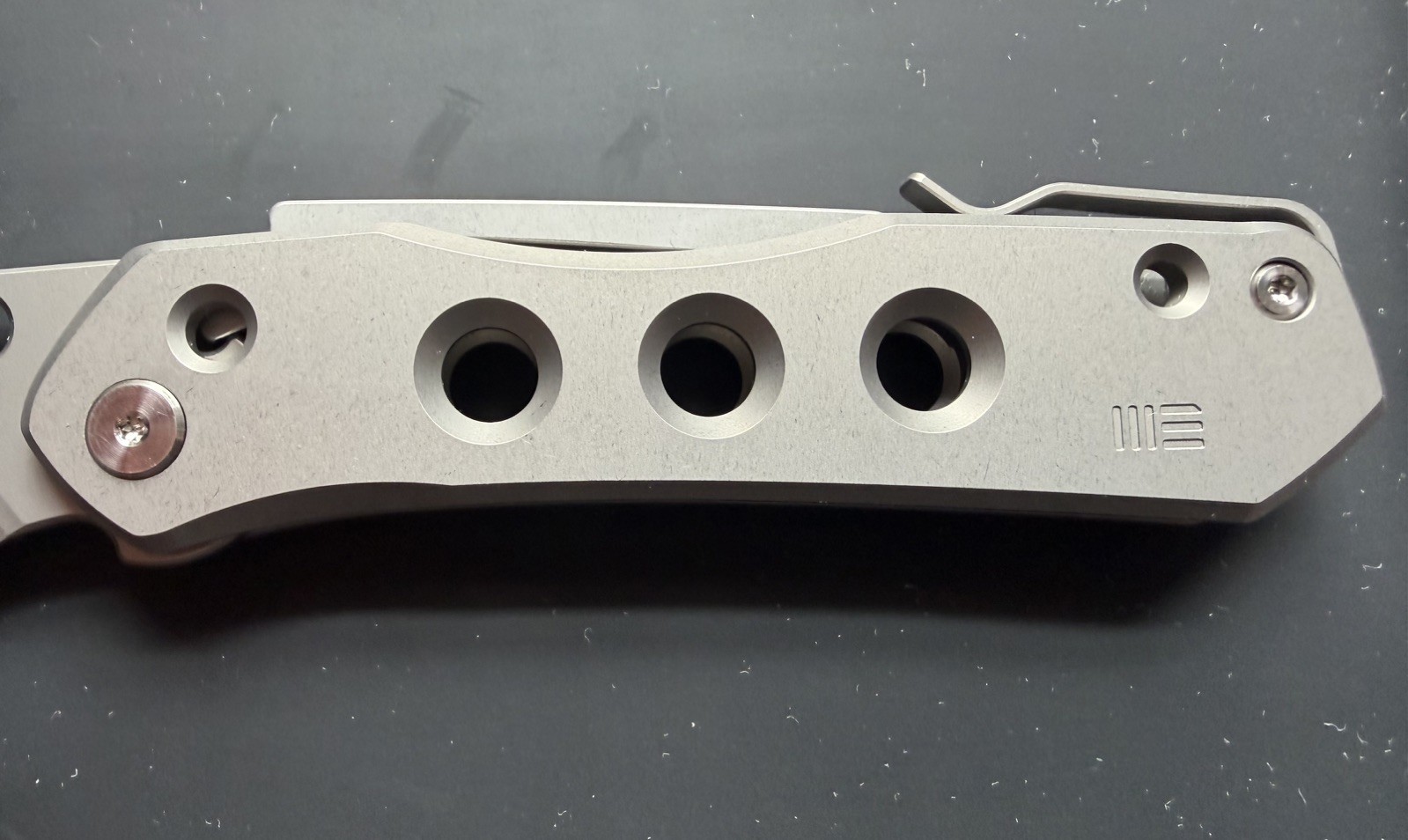 Vision R| WE21031-1 Gray titanium trade silver bead blasted camp 20cv blade