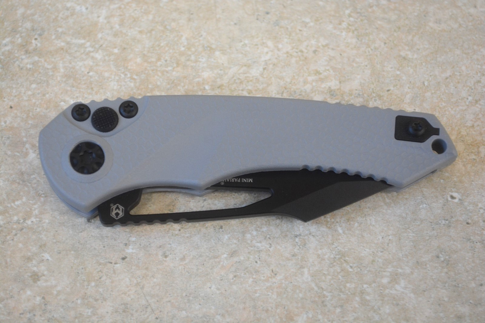 Heretic Knives Mini Pariah Manual Gray Tanto H053-4A-GRY *New* FREE SHIPPING