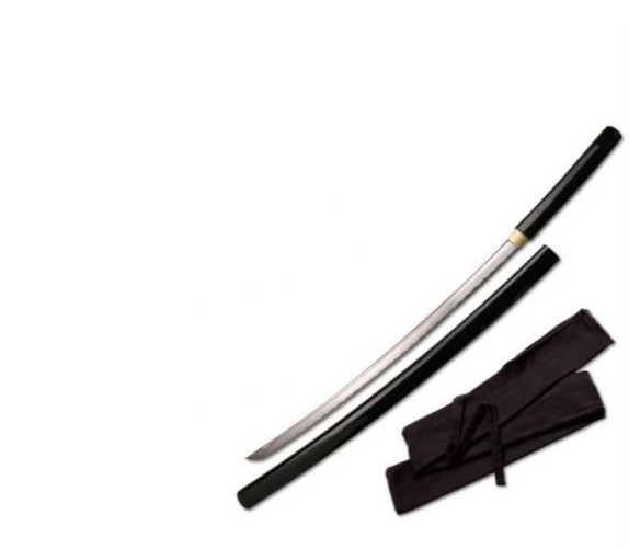 39 1/2″ Snake Eye Hand Sharpen Black Shiraysaya Sword w/Sword Bag