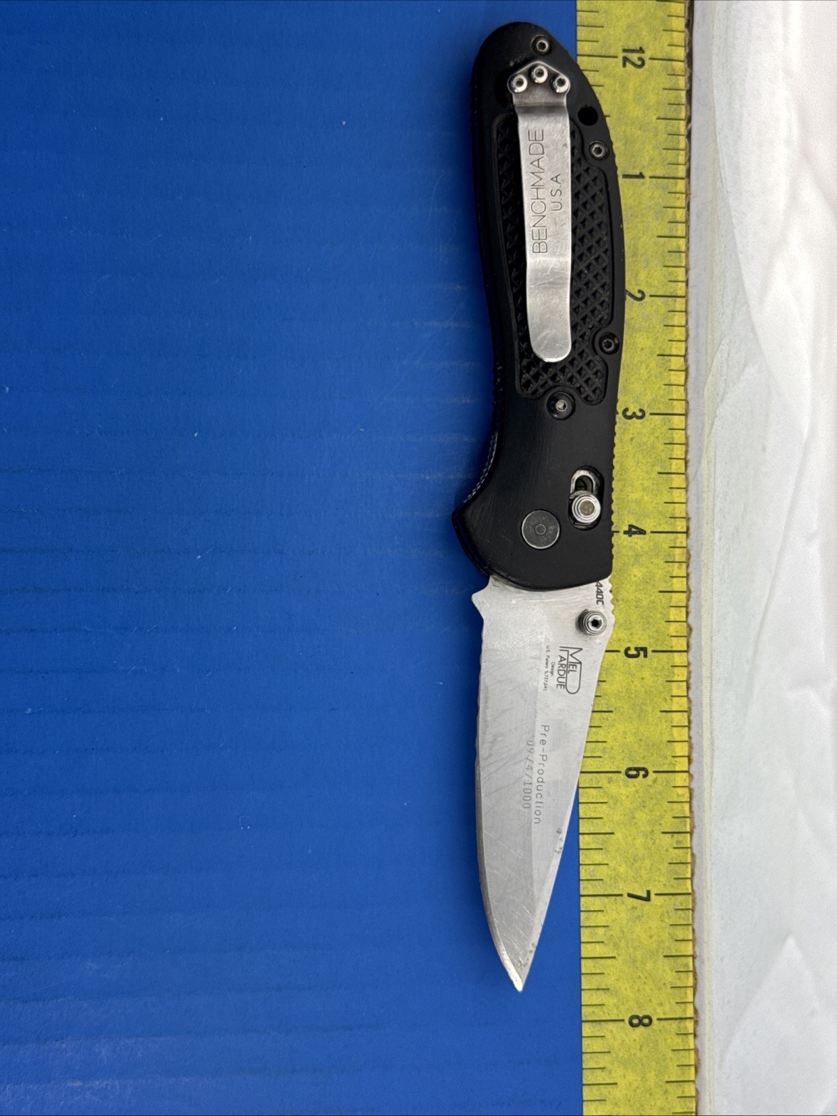 Benchmade 551S-440c Griptilian Pocket Knife Pre-Production 974/1000