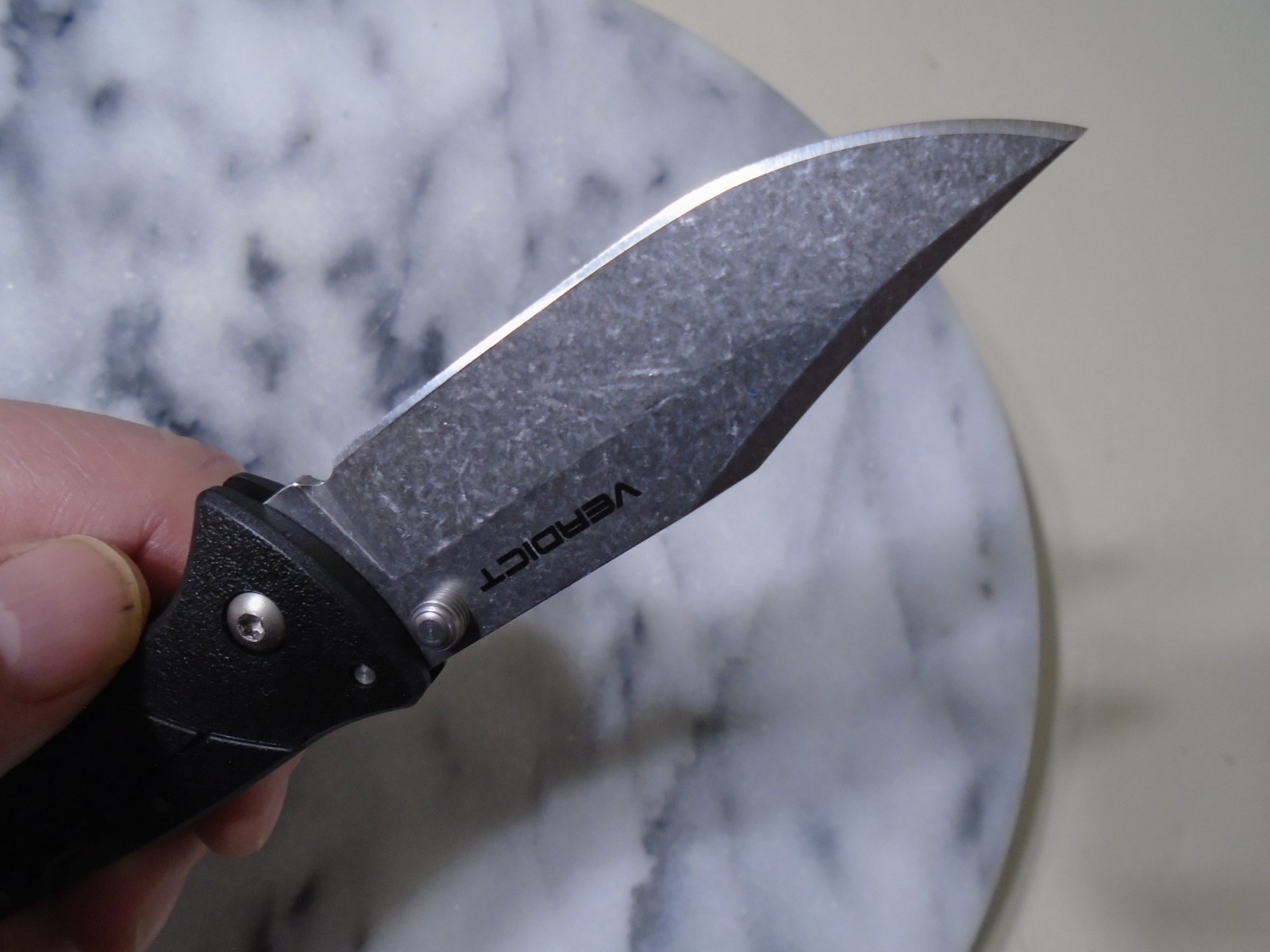 Cold Steel Verdict Clip Point Pocket Knife TRI-AD Lock 4116 Steel Folder C3CPSSZ