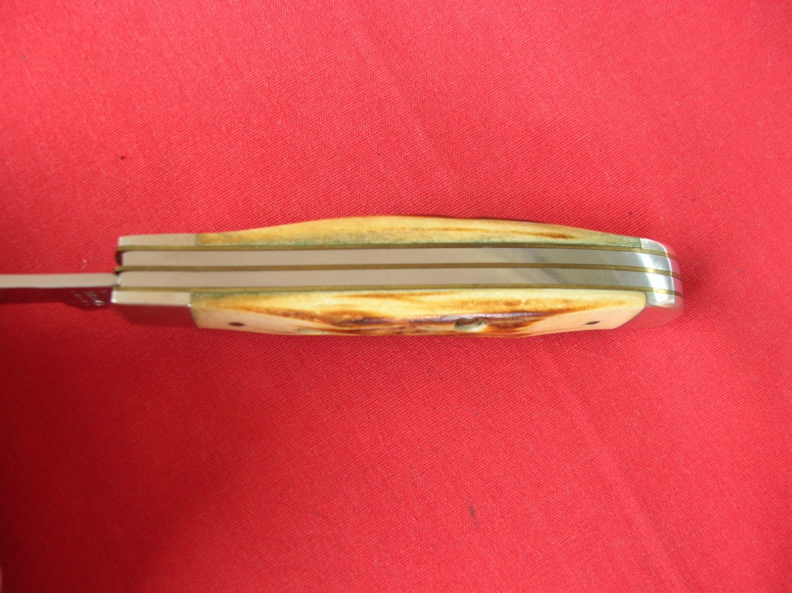 CASE XX V5207 VINTAGE STAG HANDLES 2 BLADE MINI TRAPPER 2000 KNIFE J