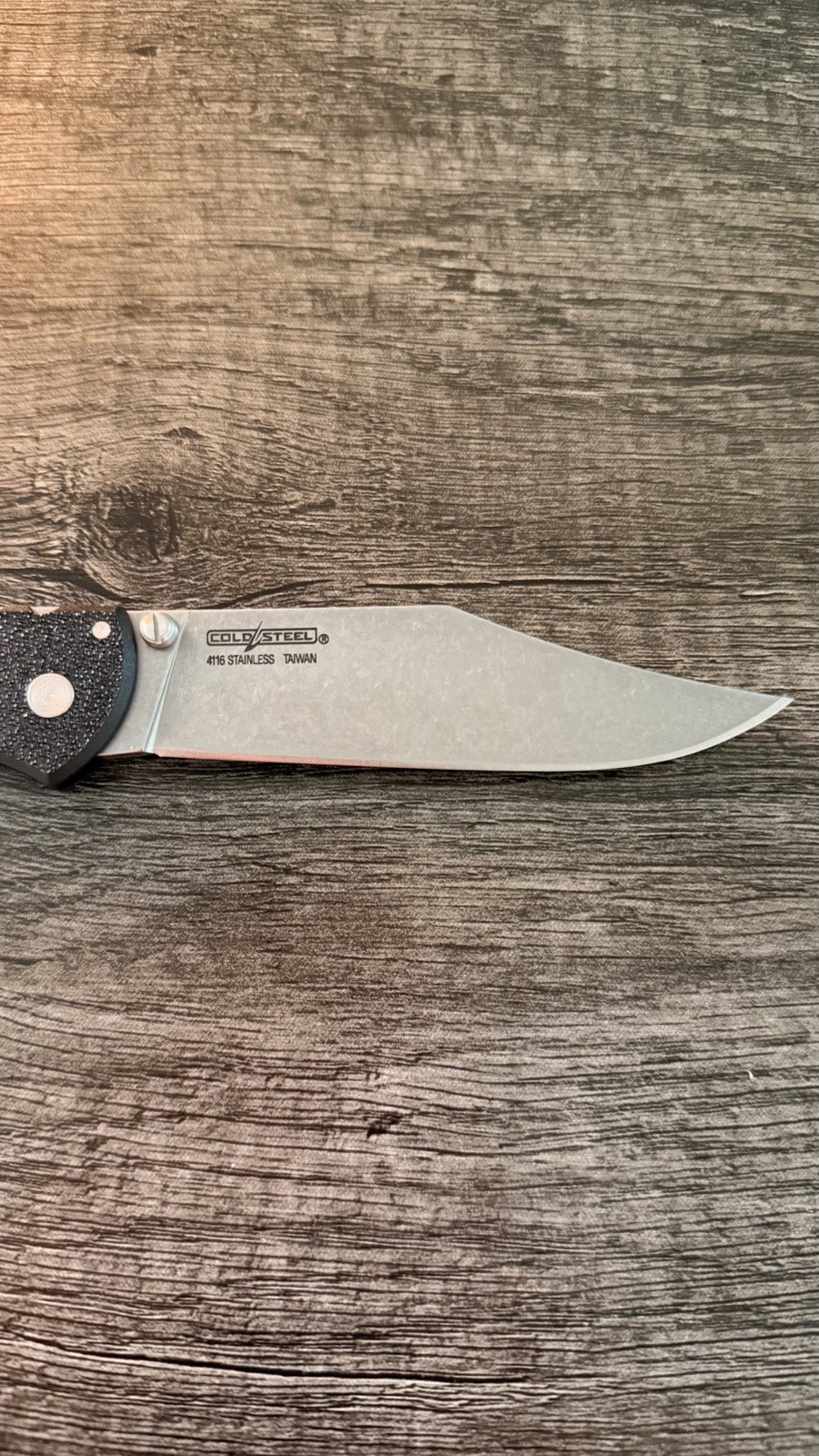 Cold Steel Range Boss Pocketknife Stainless Plain 2.76-4in Liner Lock Clip