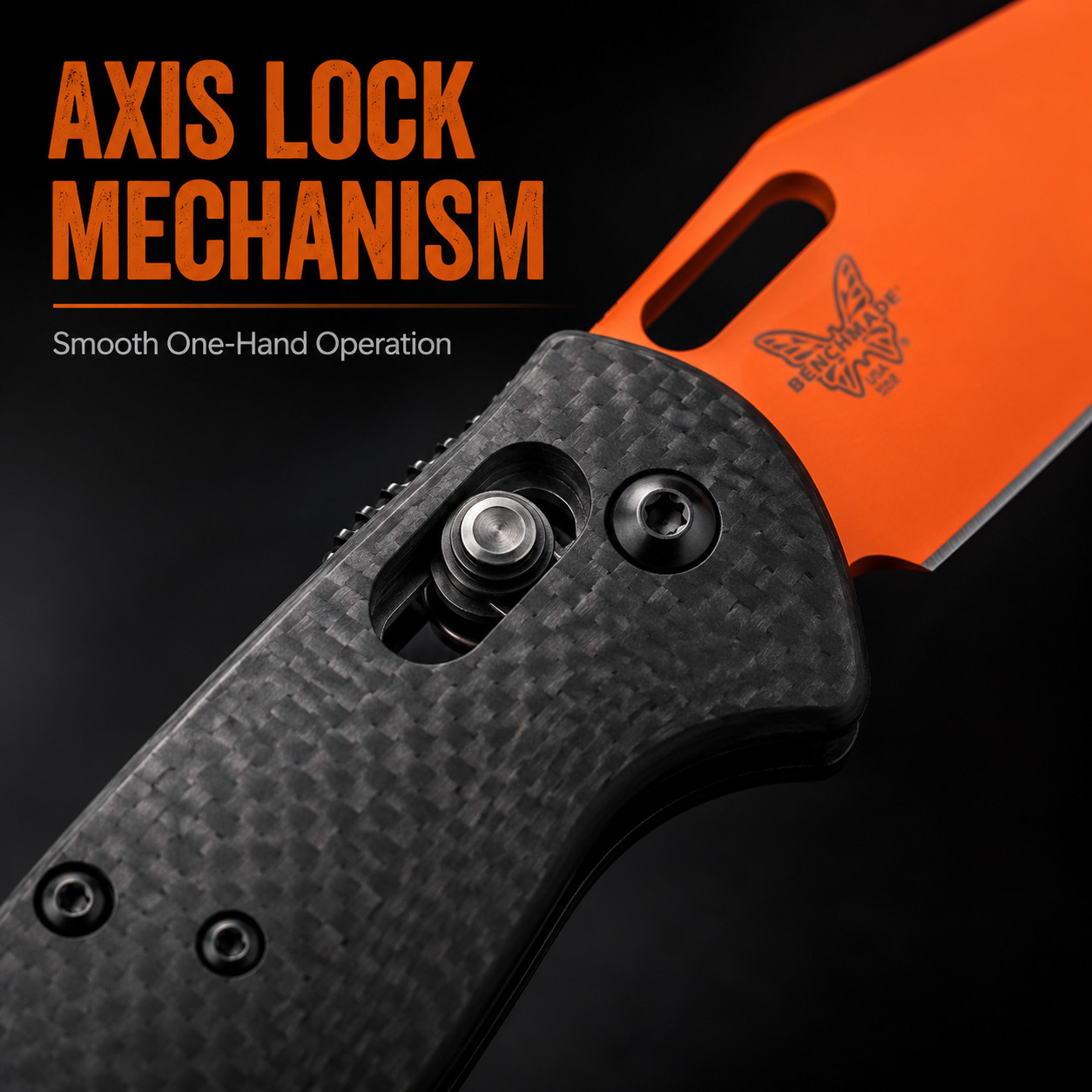 NEW 15535OR-1 Taggedout CPM Magnacut Carbon Fiber Hunting EDC Knife Free shippin