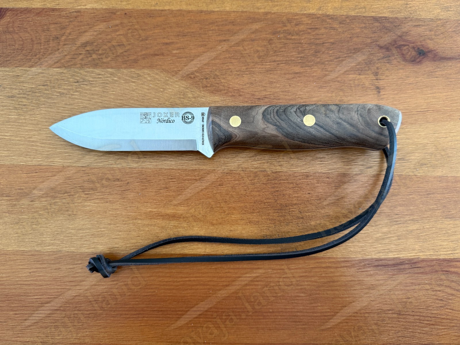 Joker Nordico Bushcraft Fixed Knife 3.9″ Böhler K720 Carbon Steel Walnut Handle