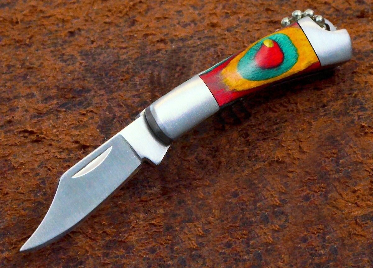 Traditional 2.5″ Pocket Folding Small Mini Keychain Stainless Steel Knife
