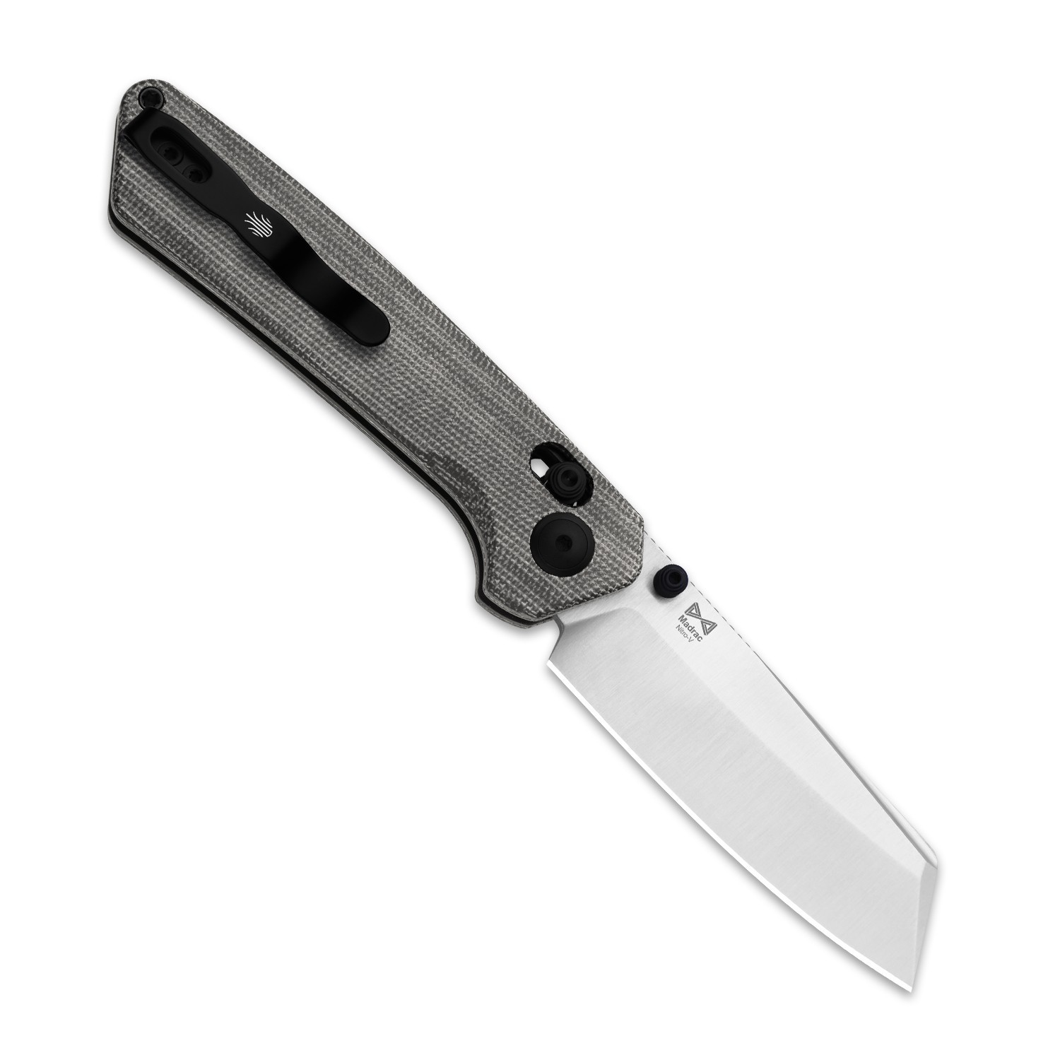 Kizer Madrac EDC Folding Pocket Knife Nitro-V Blade Micarta Handle V3693A3