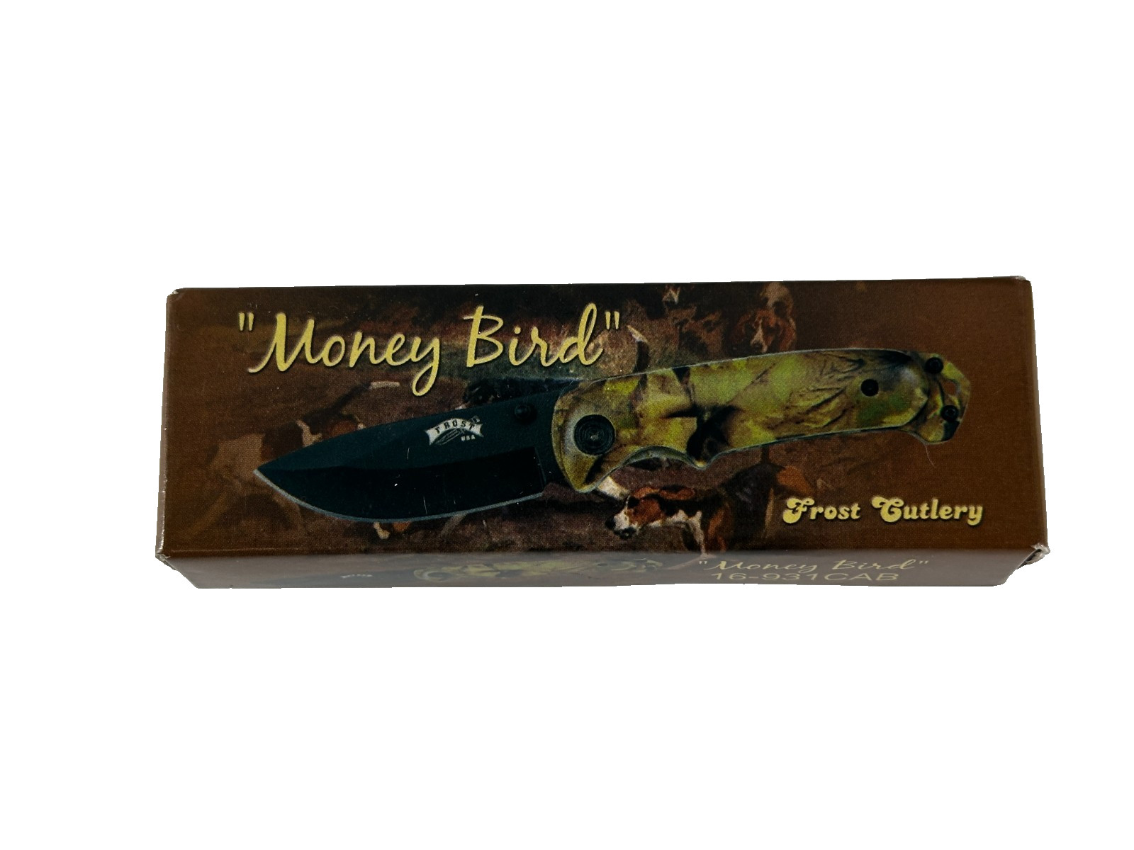 Frost Cutlery Money Bird Folding Lock Back Knife