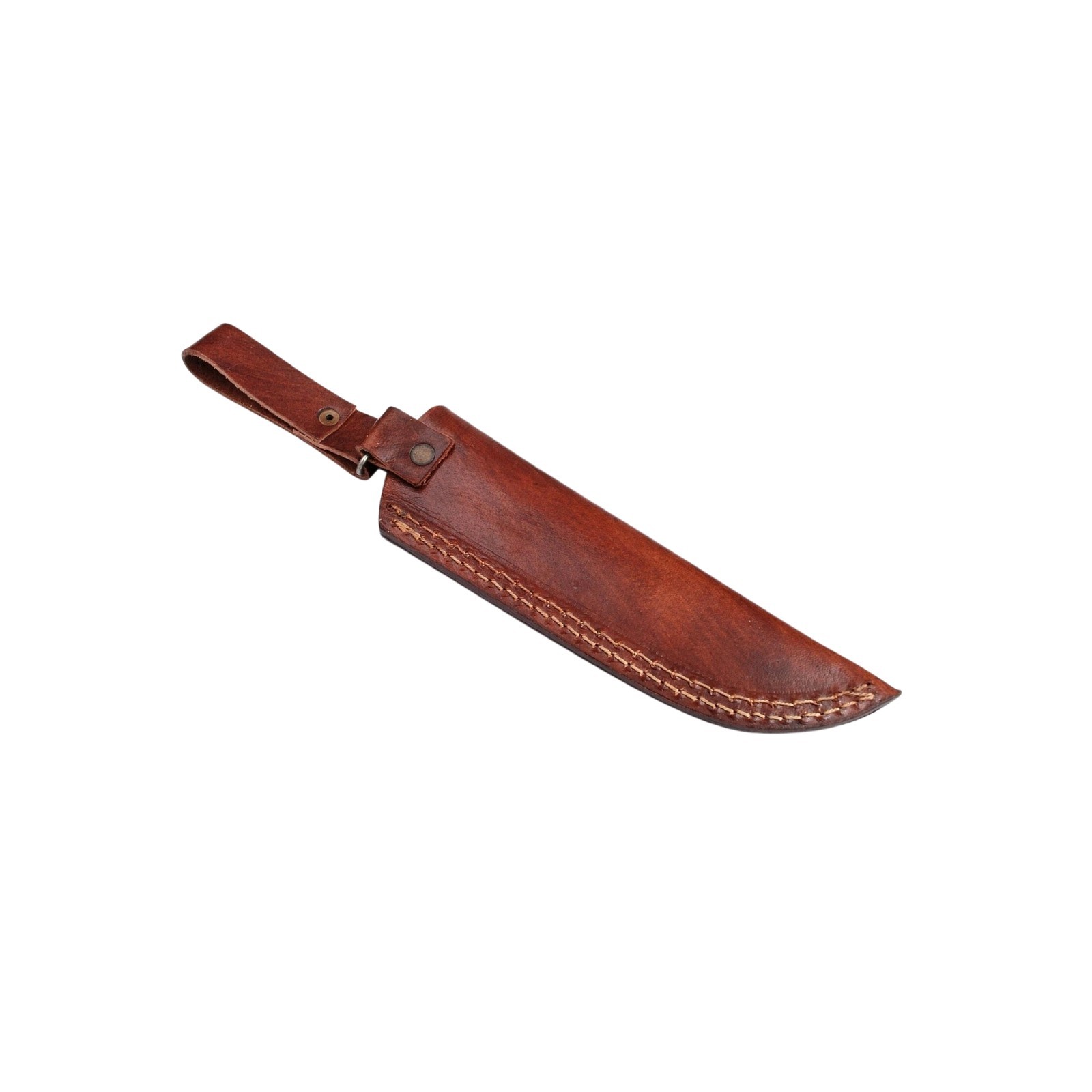 Shard Collectible Hand Crafted Brown Leather Sheath for Ka-Bar Fixed Blade Knive