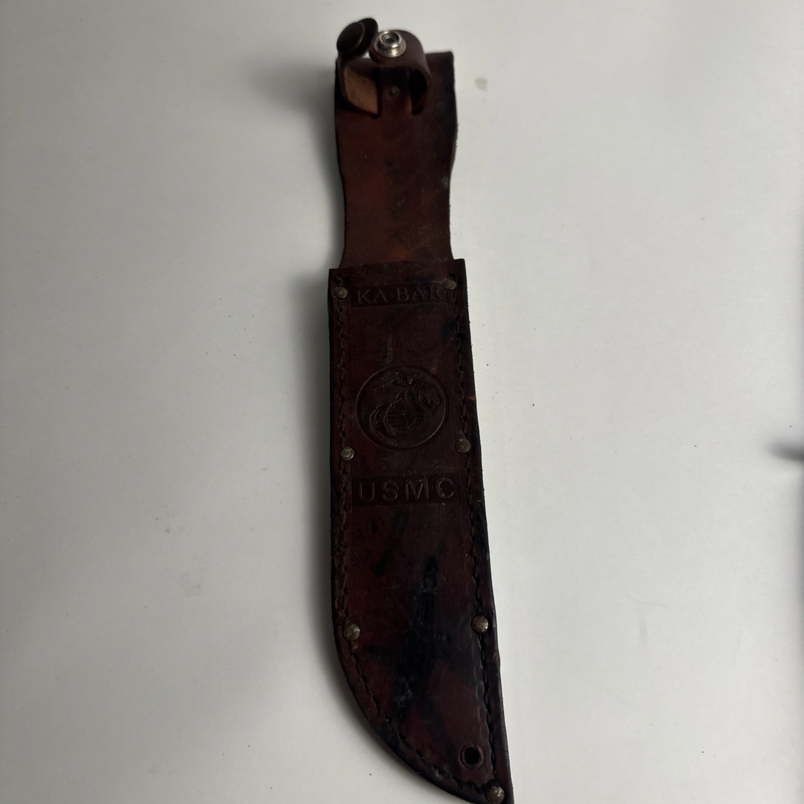 KA-BAR USMC KABAR 7” Serrated Knife Made in Olean, NY. USA