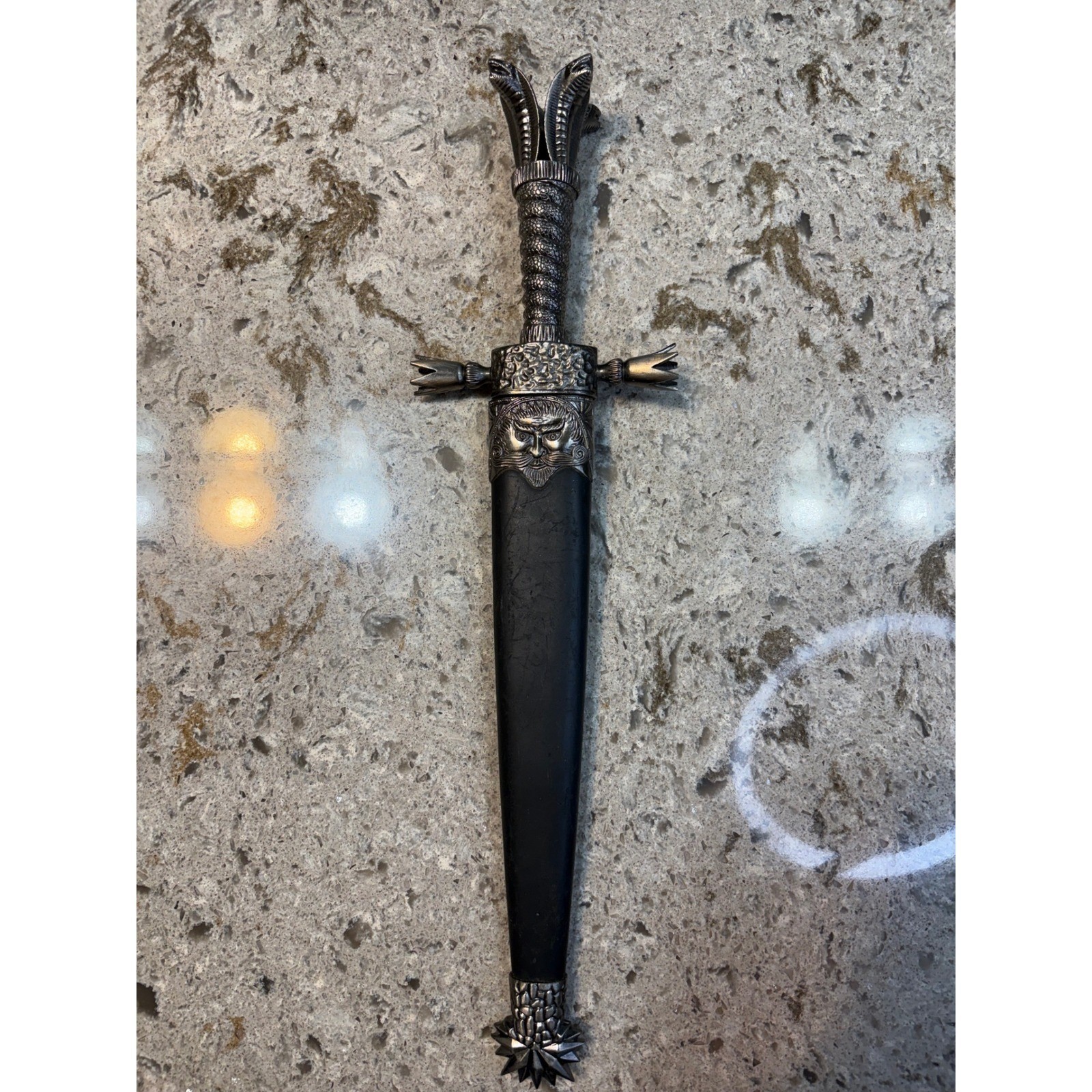Marto of Spain Fantasy Dagger Cobra Snake Pommel Medieval Decorative Knife