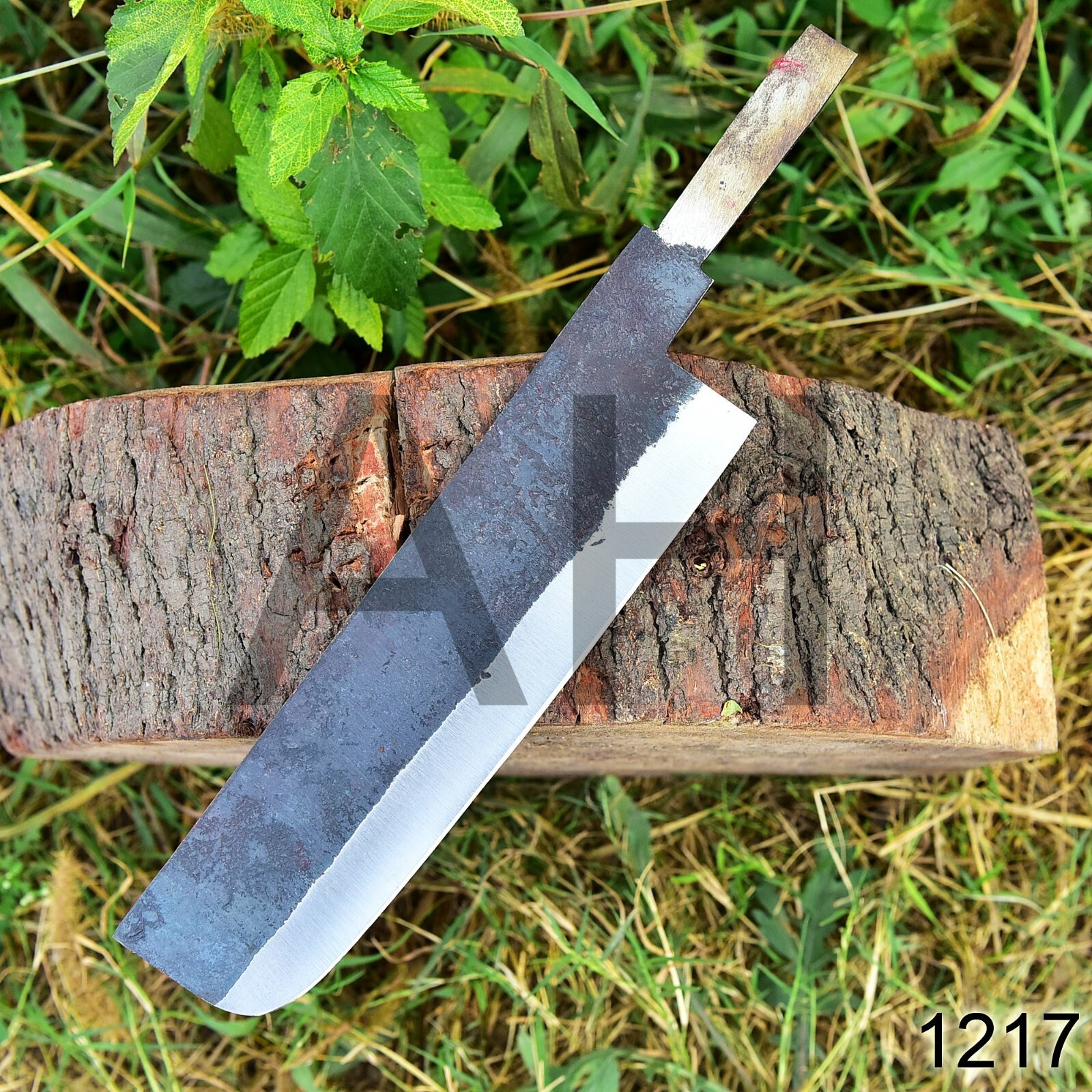HAND FORGED 1095 HIGH CARBON STEEL BLANK BLADE MEAT CLEAVER KNIFE -1217