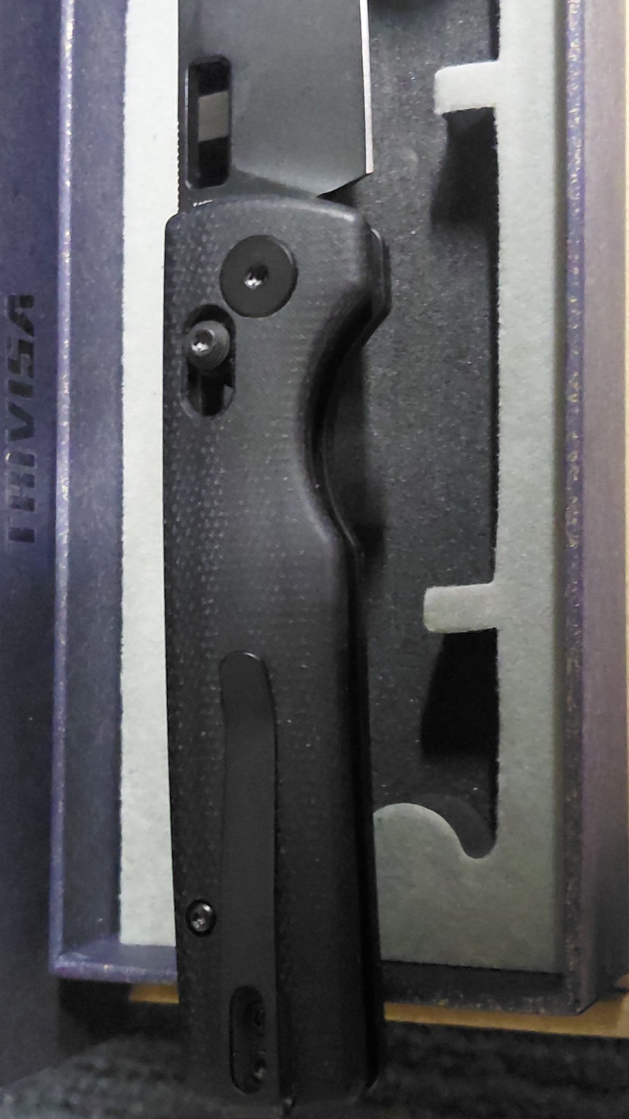 Trivisa Sabretooth Folding Pocket Knife 14c28n W/Black Micarta, Ty29-bm-14