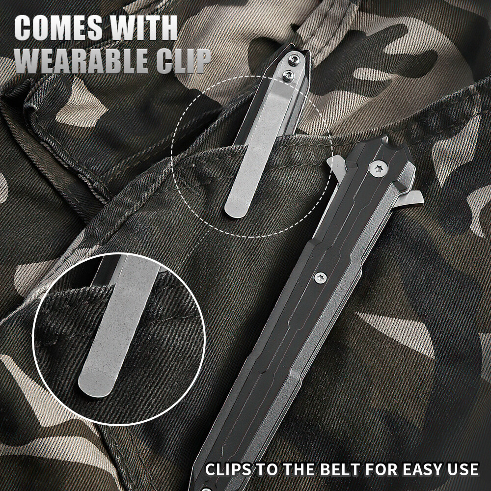 Military Tactical Survival Hunting Combat Fixed Blade Pocket Knife Camp Knives