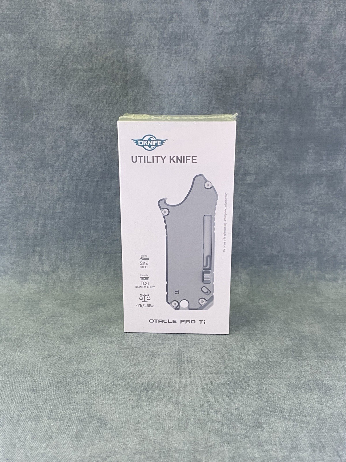 OKNIFE Otacle Pro Utility Knife SK2 with Titanium Handles and Steel Blade