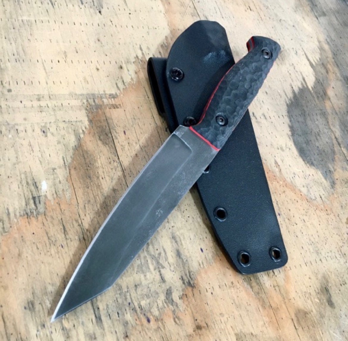 Super SALE! Blue Wasp knives USA custom handmade outdoors hunting knife, EDC