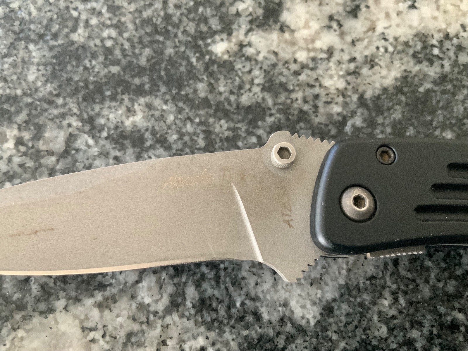 CRKT Apache 2 Plain Blade (ATS 34) Knife