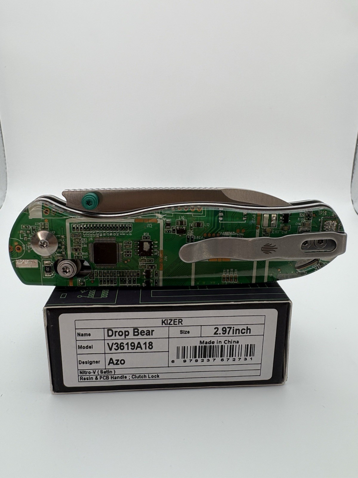 Kizer Drop Bear PCB Resin Exclusive Nitro V Satin Blsde