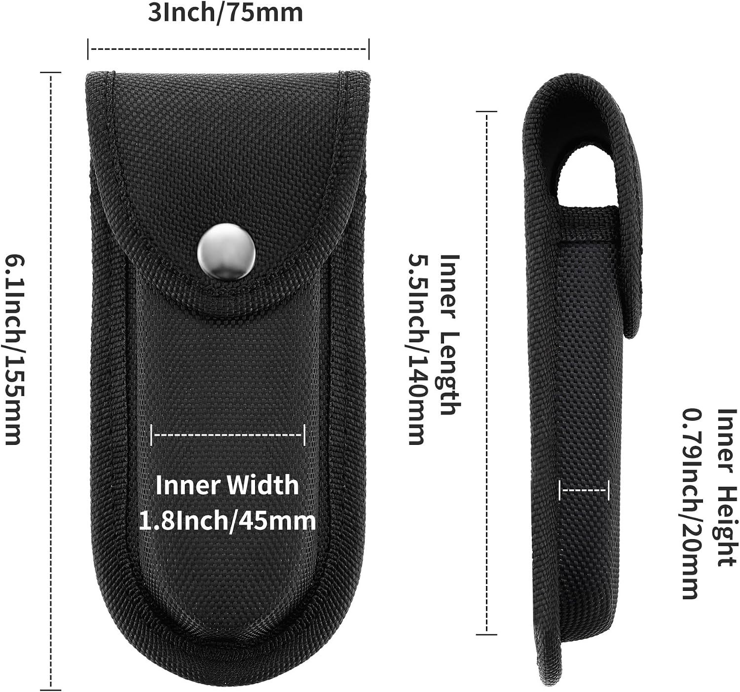 Nylon Snap Sheath for Gerber MP600 5‘’ Multitool,Knife Pouch for 5-5.5 Large …