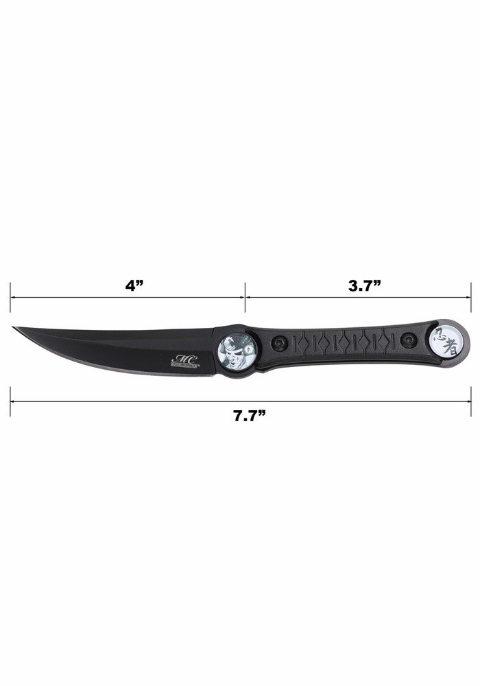 19cm Fixed Blade Knife Kydex Sheath Full Tang Back Pocket Clip Horizontal Carry