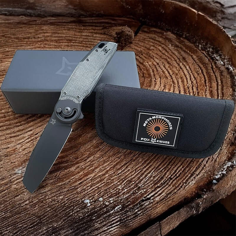 Fox Knives Metamorphosis FX-556 M390 Stainless Steel Radius Lock Folding Knife
