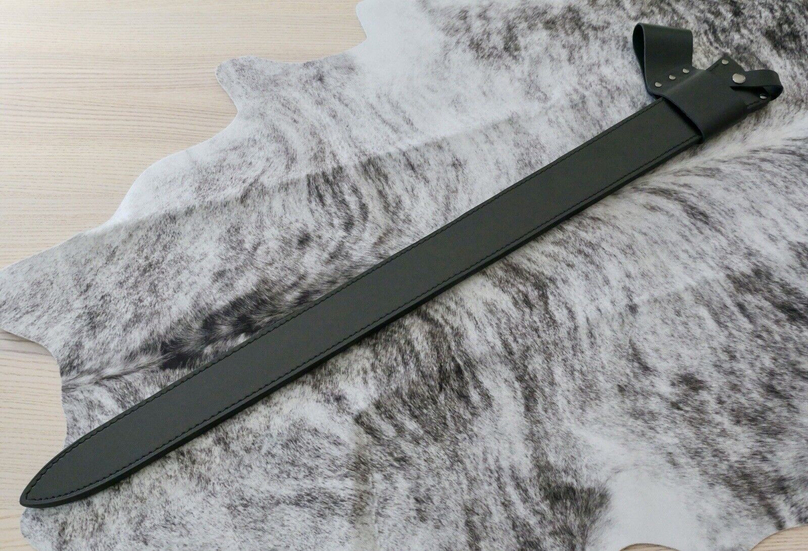 45” Medieval Longsword Two Handed Razor Sharp 7mm Thick Blade SHARP Double Edge