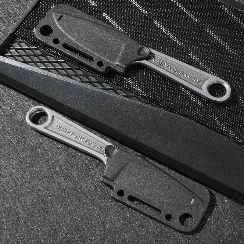 Wrench Fixed Knife 3″ Blade 425 Carbon Steel One Piece. Free Shipping.