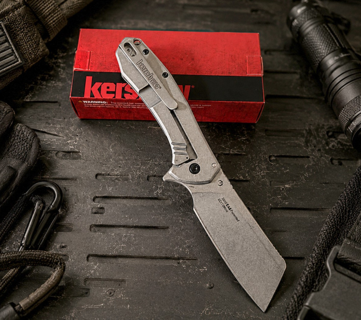 KERSHAW Bracket Framelock Assisted Open knife 8Cr13MoV blade with pocket clip