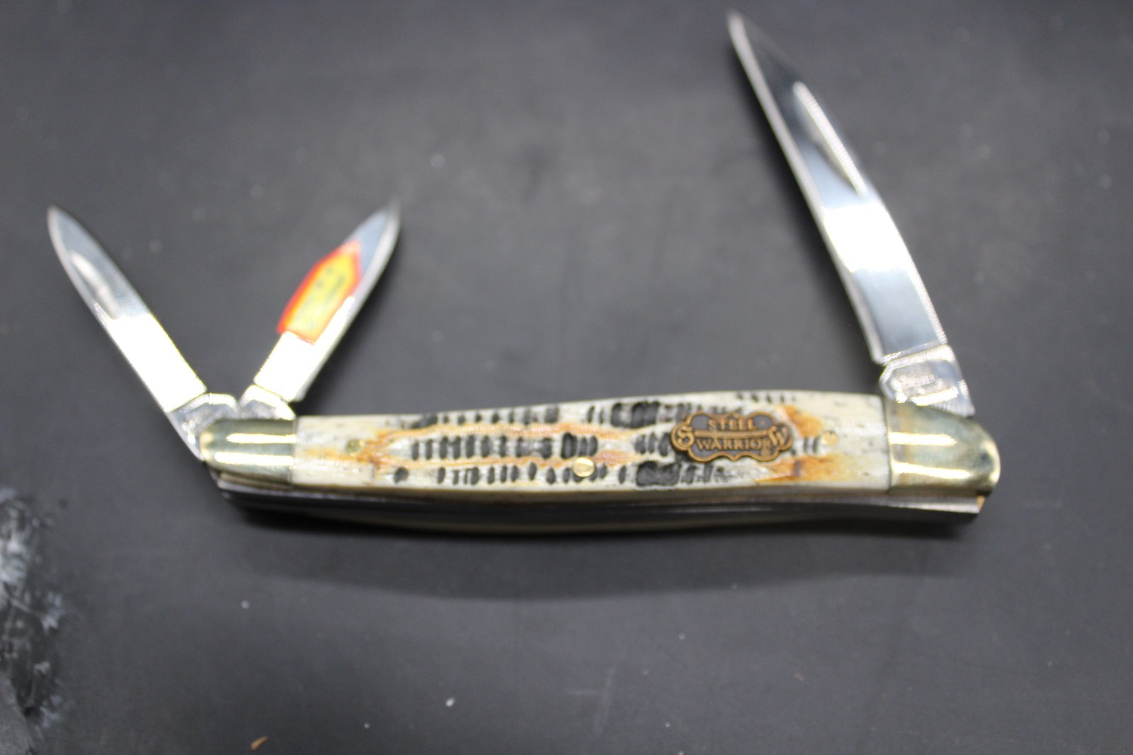 Steel Warrior Warncliff Trapper Pocket Knife SW-167BAB 440 Stainless New in Box