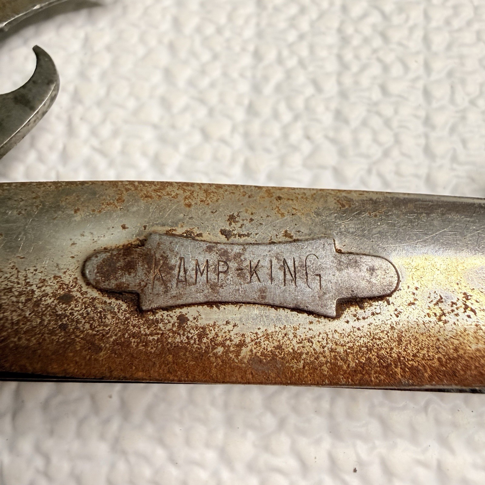 Vtg Imperial Kamp King Pocket Knife ProvRI Pat 2391731 4 Blade Scout Strong Snap