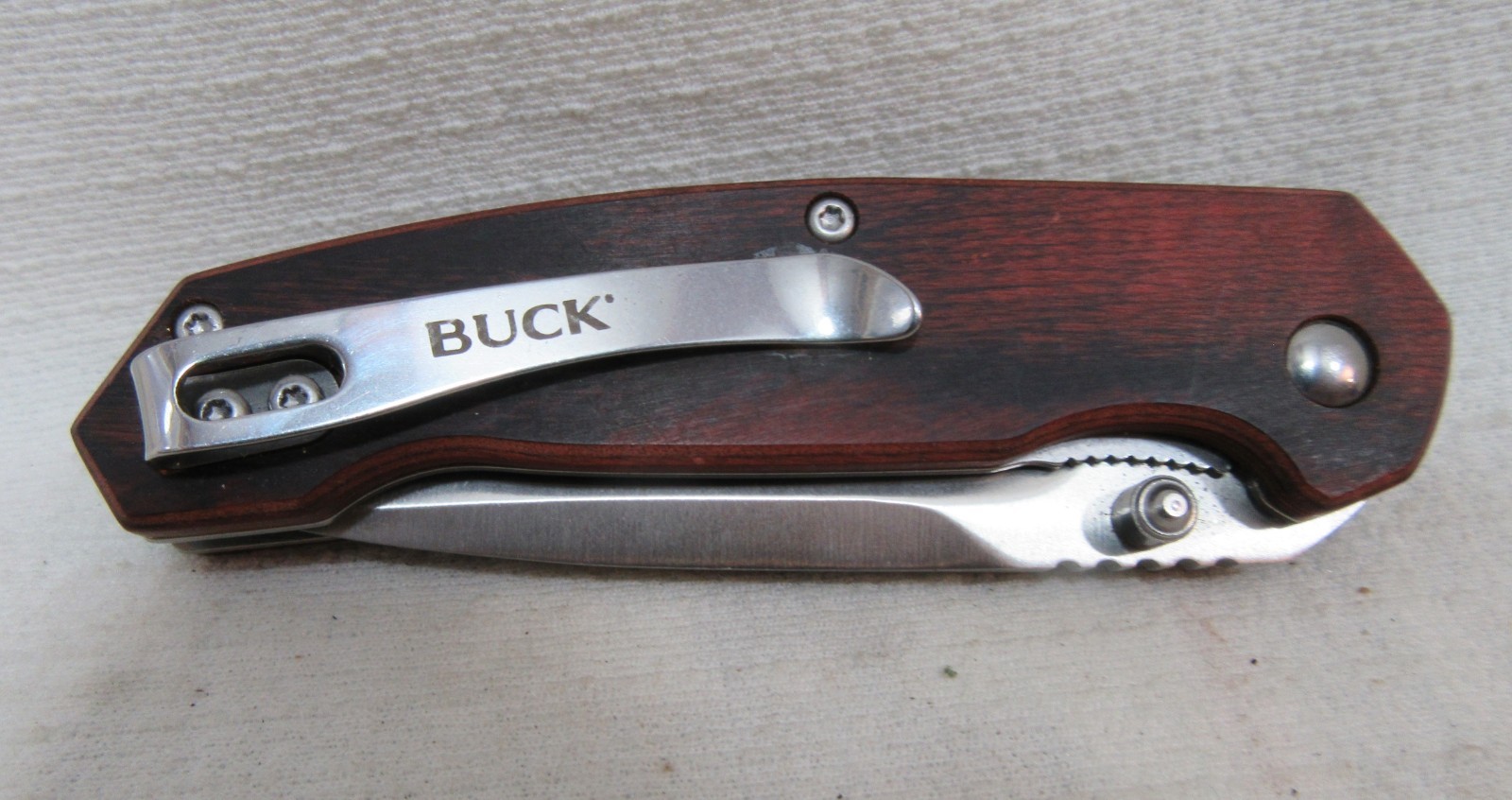 2024 BUCK 739 Pocket Knives Wood Handle