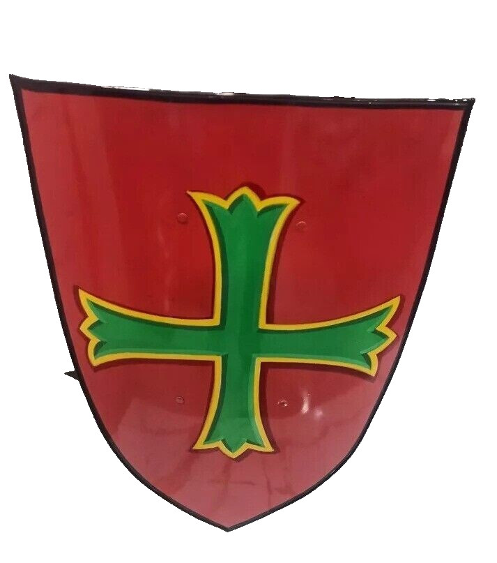 Medieval Knight Cross Battle Armor shield Templar Cosplay Larp shield