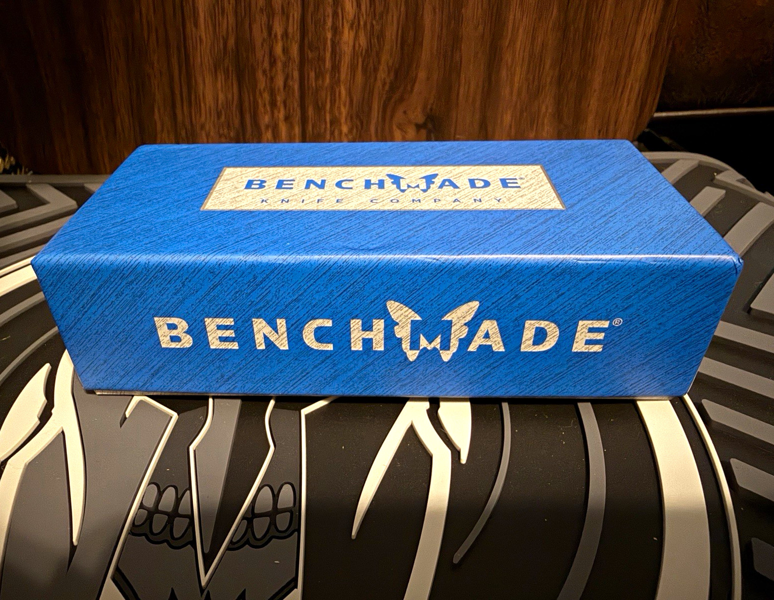 Benchmade Bugout 535 Gray Aluminum Pocketknife Damascus Drop Point Plain Axis