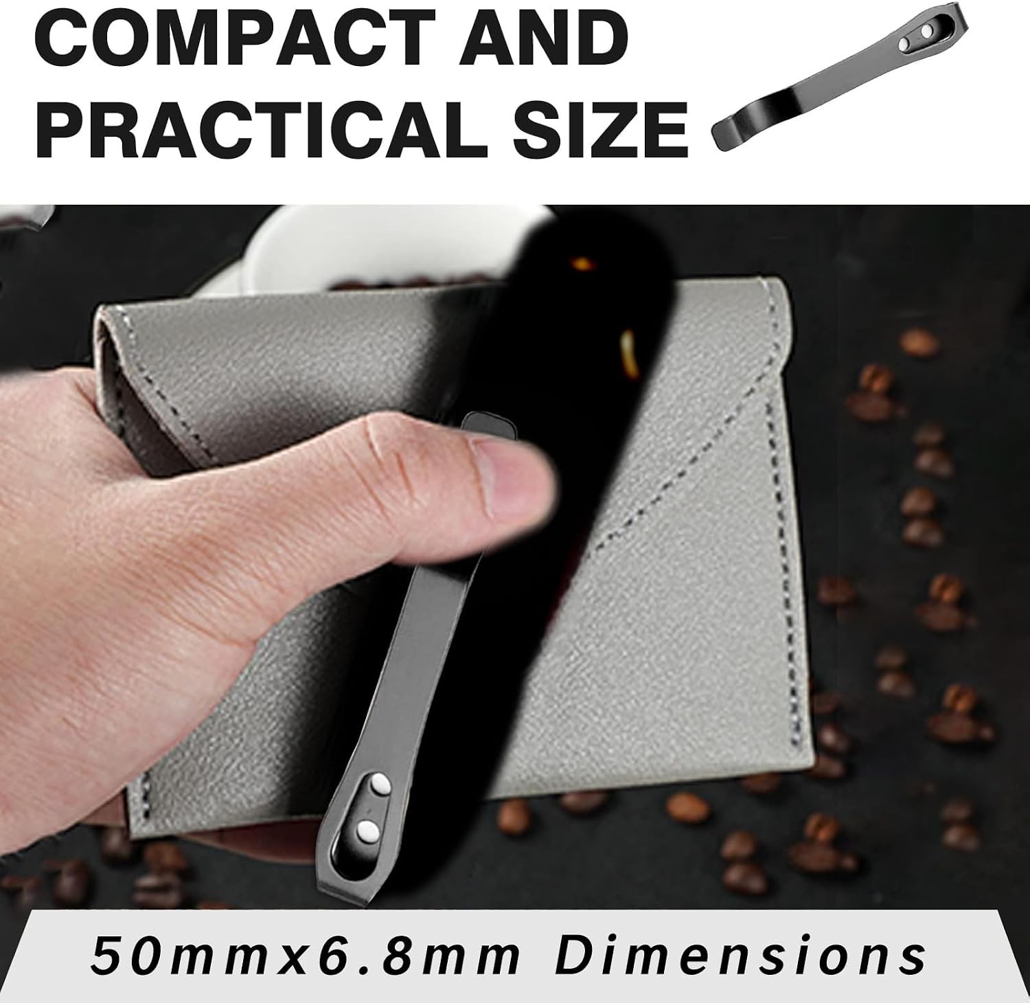 2 Pack Knife Pocket Clip Deep Carry Pocket Clip Replacement for EDC Knife Recess