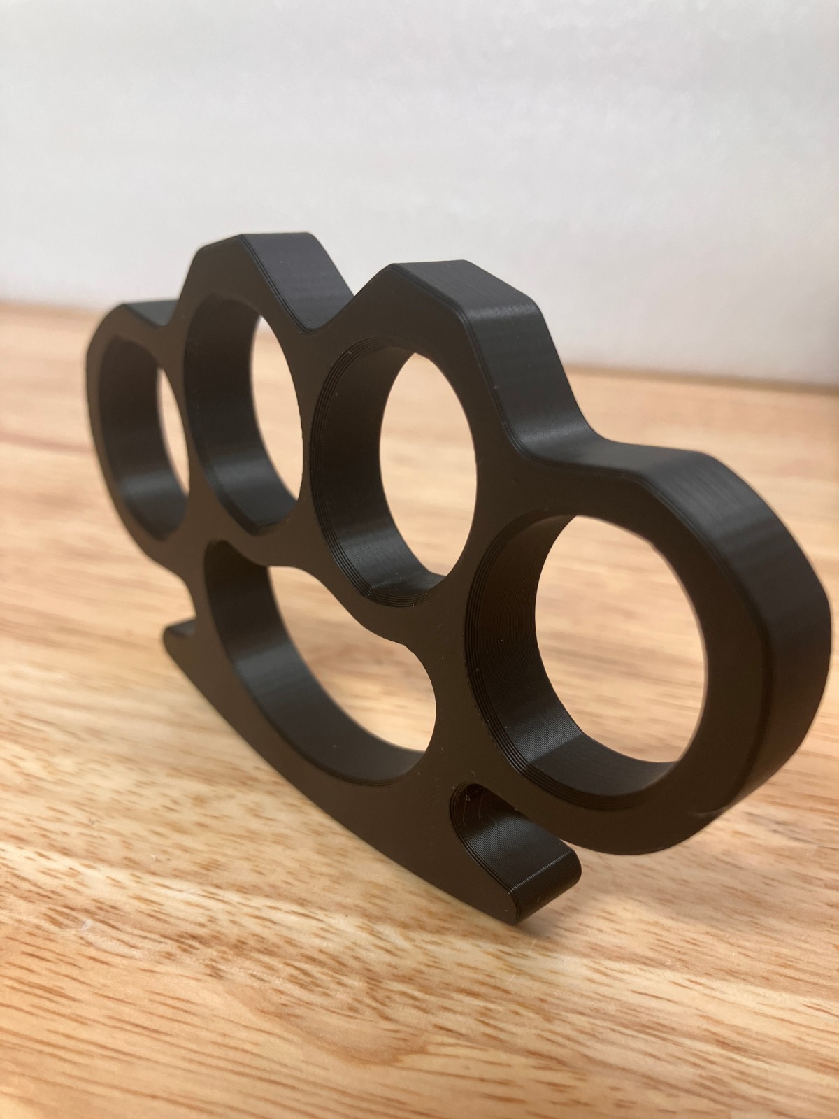 **Buy 1 Get 1 Free** Cosplay Knuckles Prop, 3D Printed, Not Real (Black Plastic)