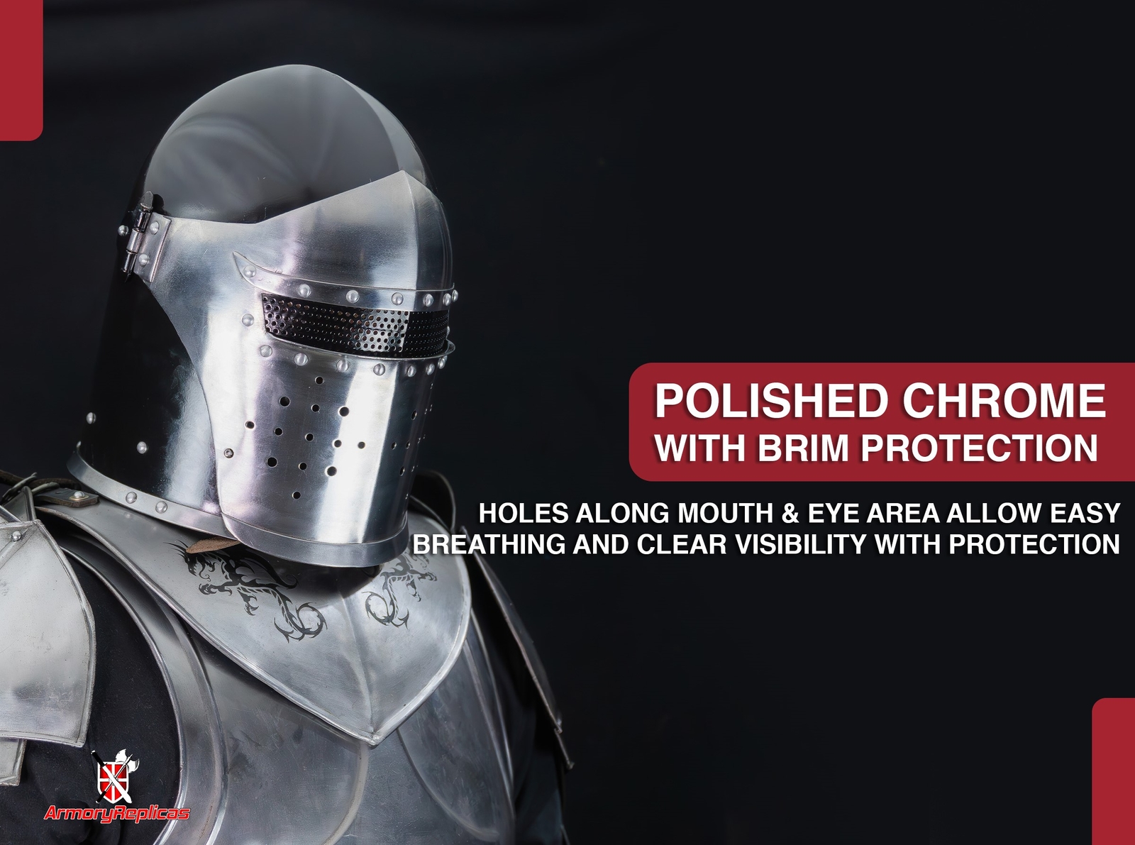 MEDIEVAL VISORED BARBUTA HELMET COLLECTION ARMOUR 18 GUAGE STEEL HANDMADE GIFTS