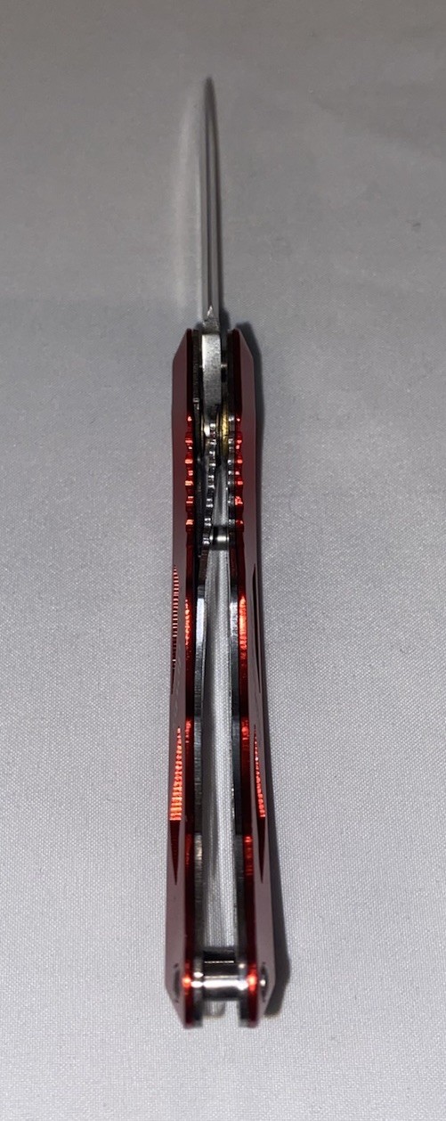Snap-on Red Anodized Handle Pocket Knife 2.75in BladeRange Stainless Steel Blade