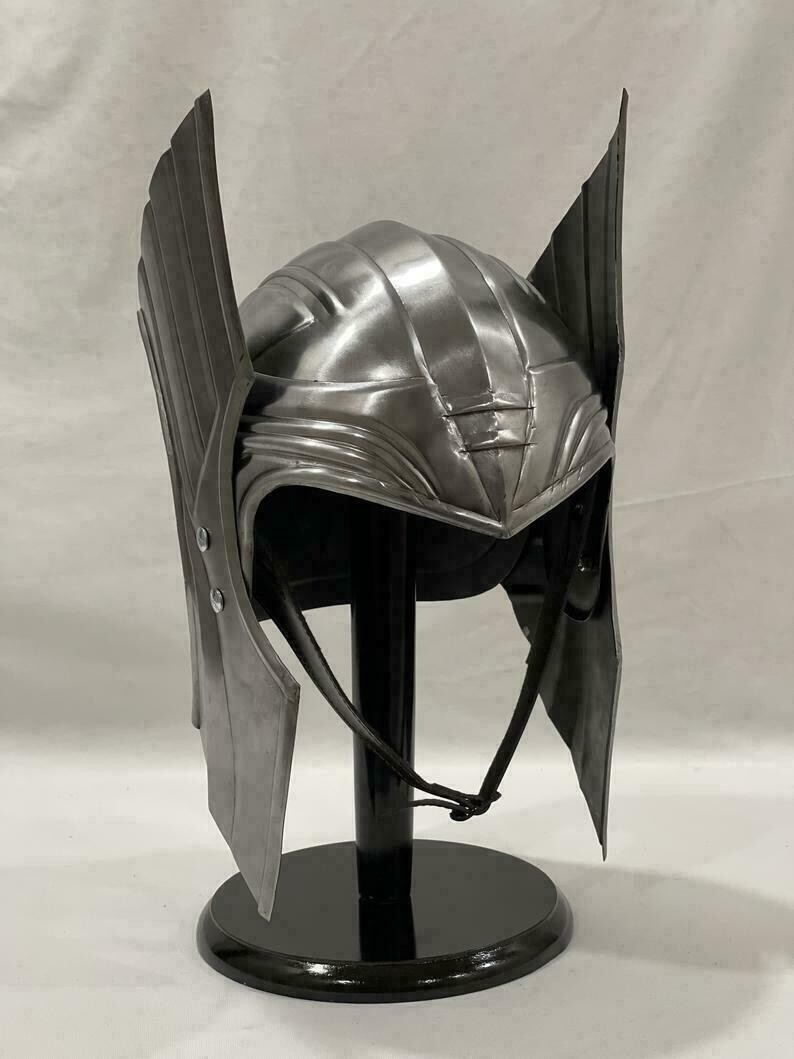 Thor Helmet 18 Gauge Mild Steel Ragnarok Movie Helmet with Stand Avengers Helmet