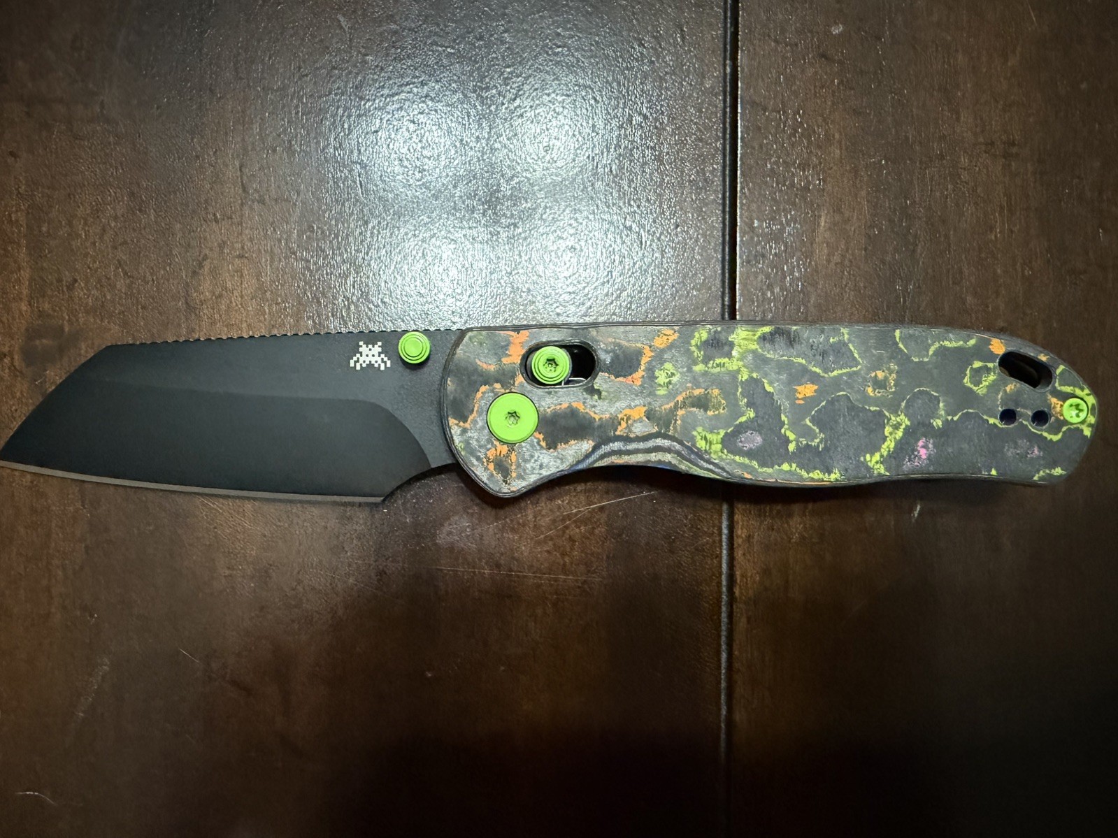 Kizer Drop Bear 80’s Camo Carbon Fiber 1 Of 200 Folding Pocket Knife