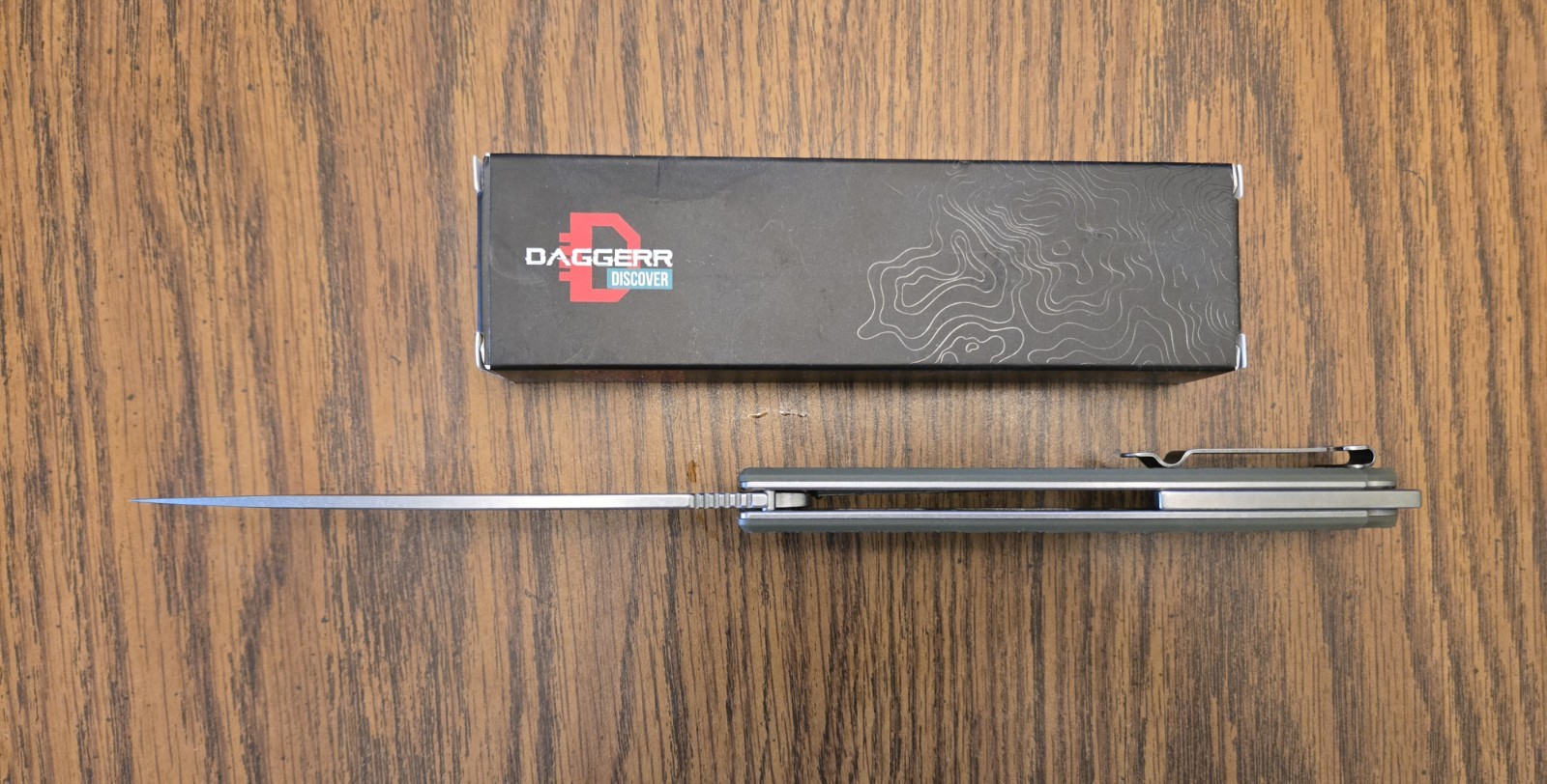 NEW IN BOX DAGGERR KNIVES DISCOVERY SERIES PERO OLIVE STONEWASHED