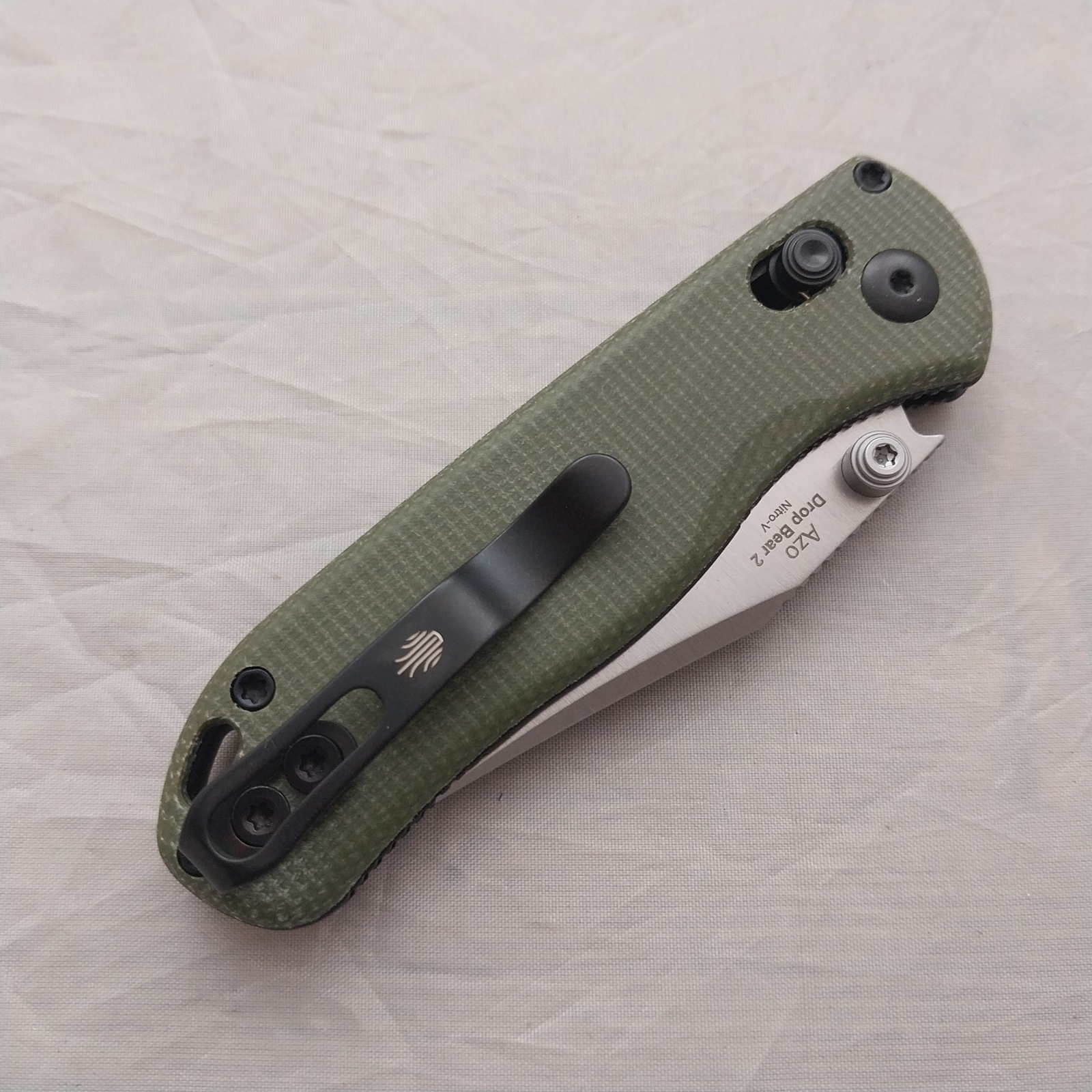 Kizer Cutlery Drop Bear 2 Clutch Lock Micarta Folding Pocket Knife V36192KC1