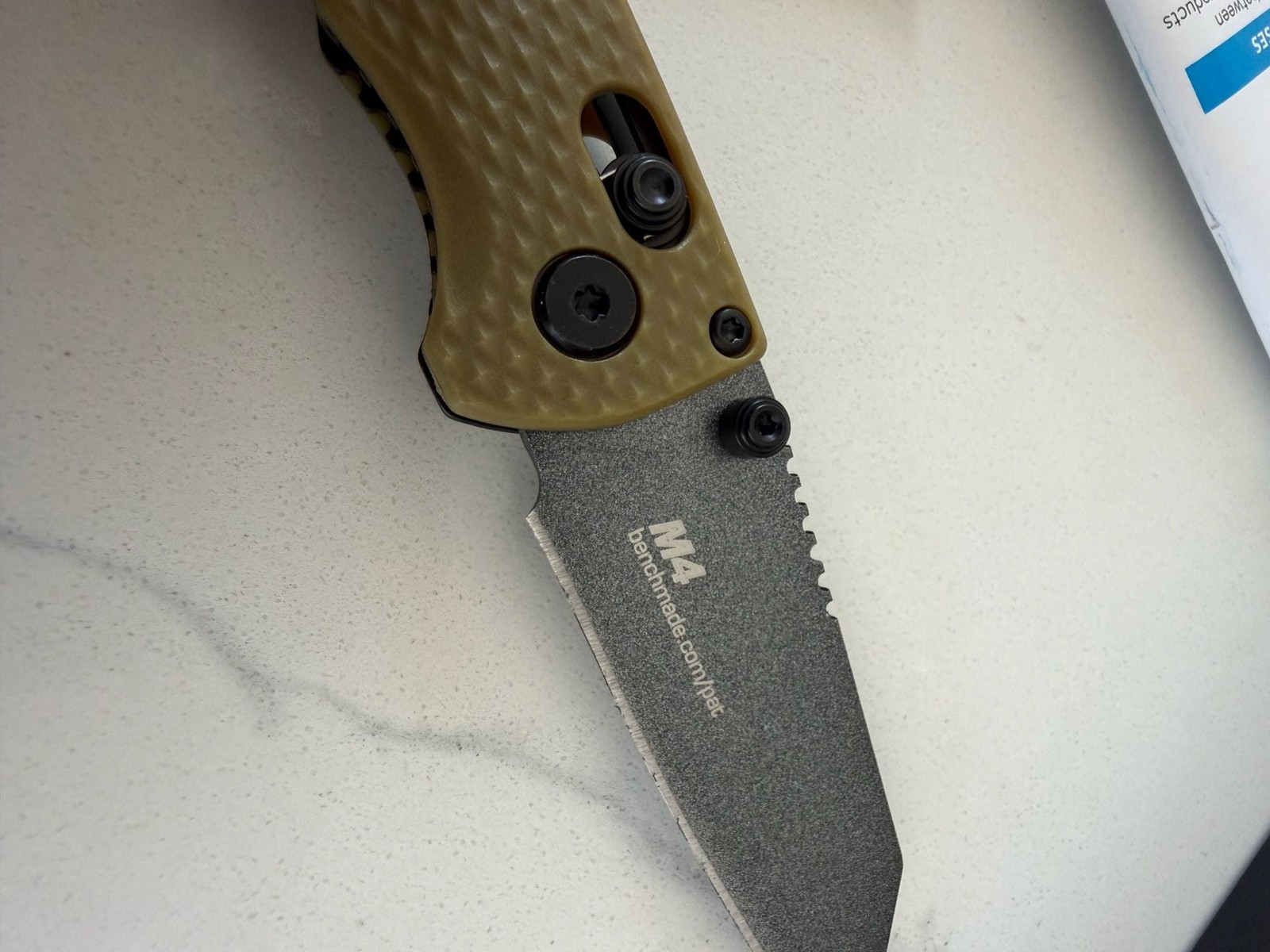 Benchmade Full Immunity 290BK-2 Tactical Pocket Knife CPM-M4 Tan