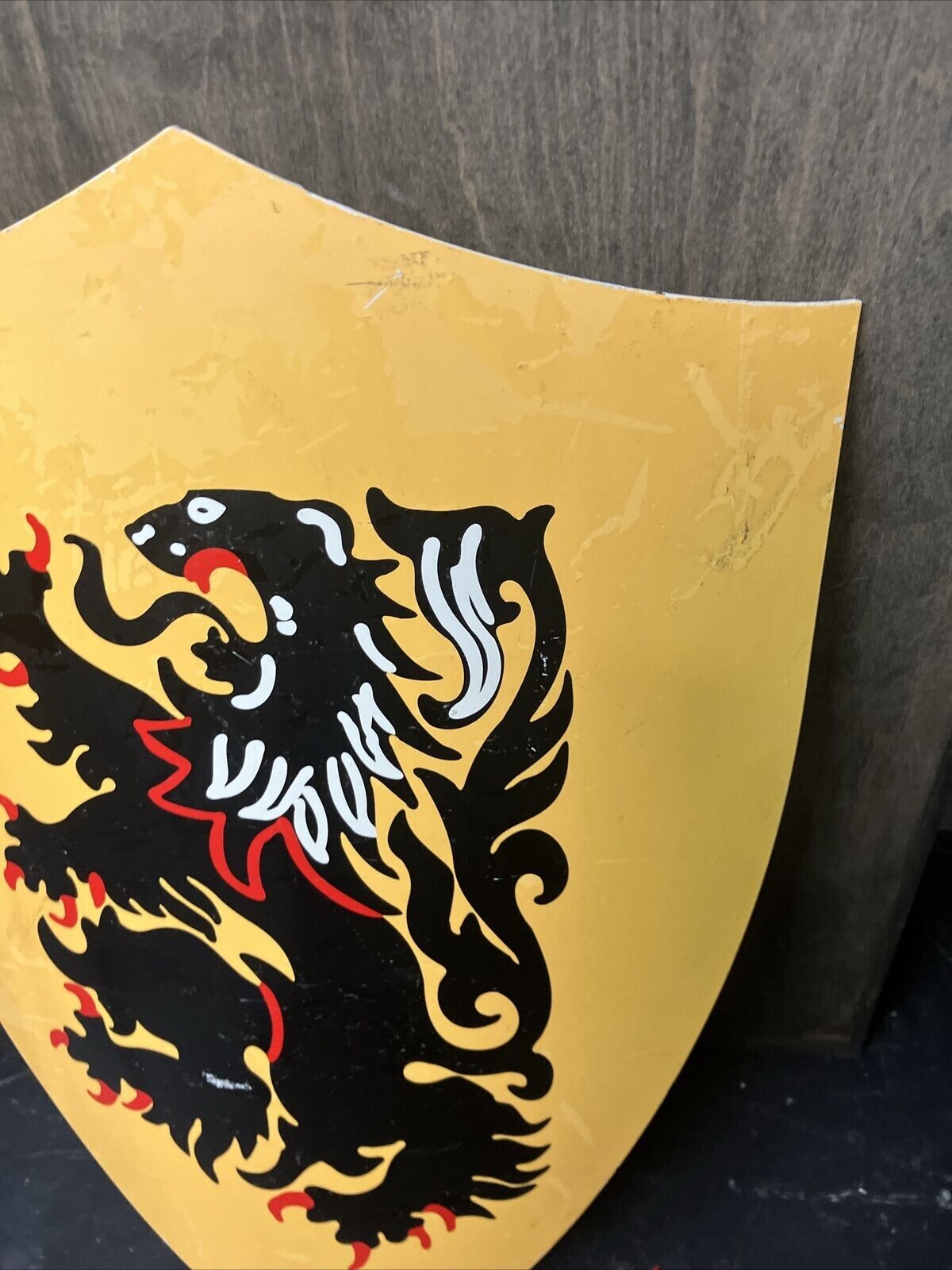 Medieval Templar Knight Dragon Battle Cosplay Reproduction armor shield 24″