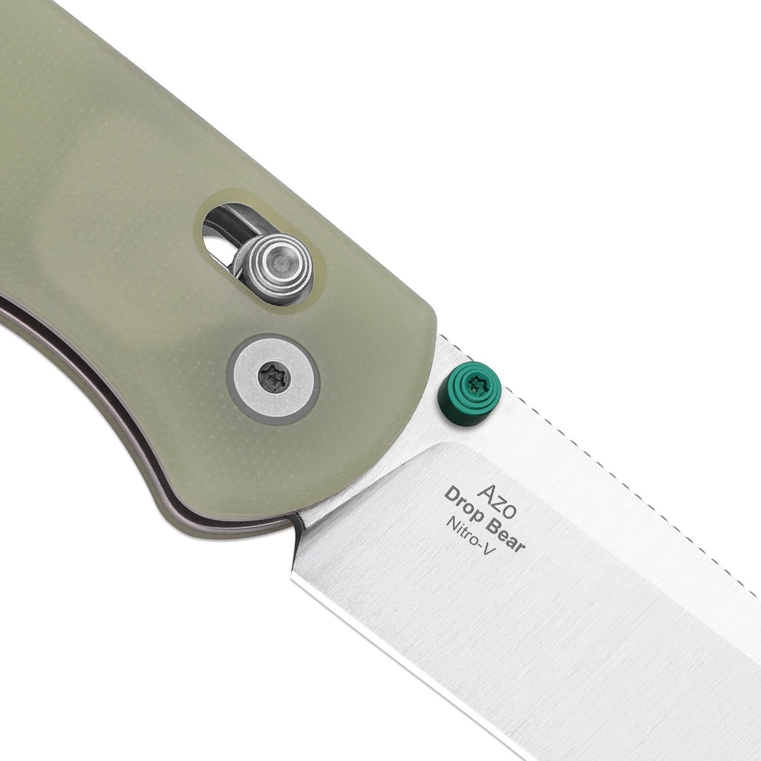 Kizer Drop Bear Folding Pocket Knife Nitro-V Blade GID G10 Handle V3619A20