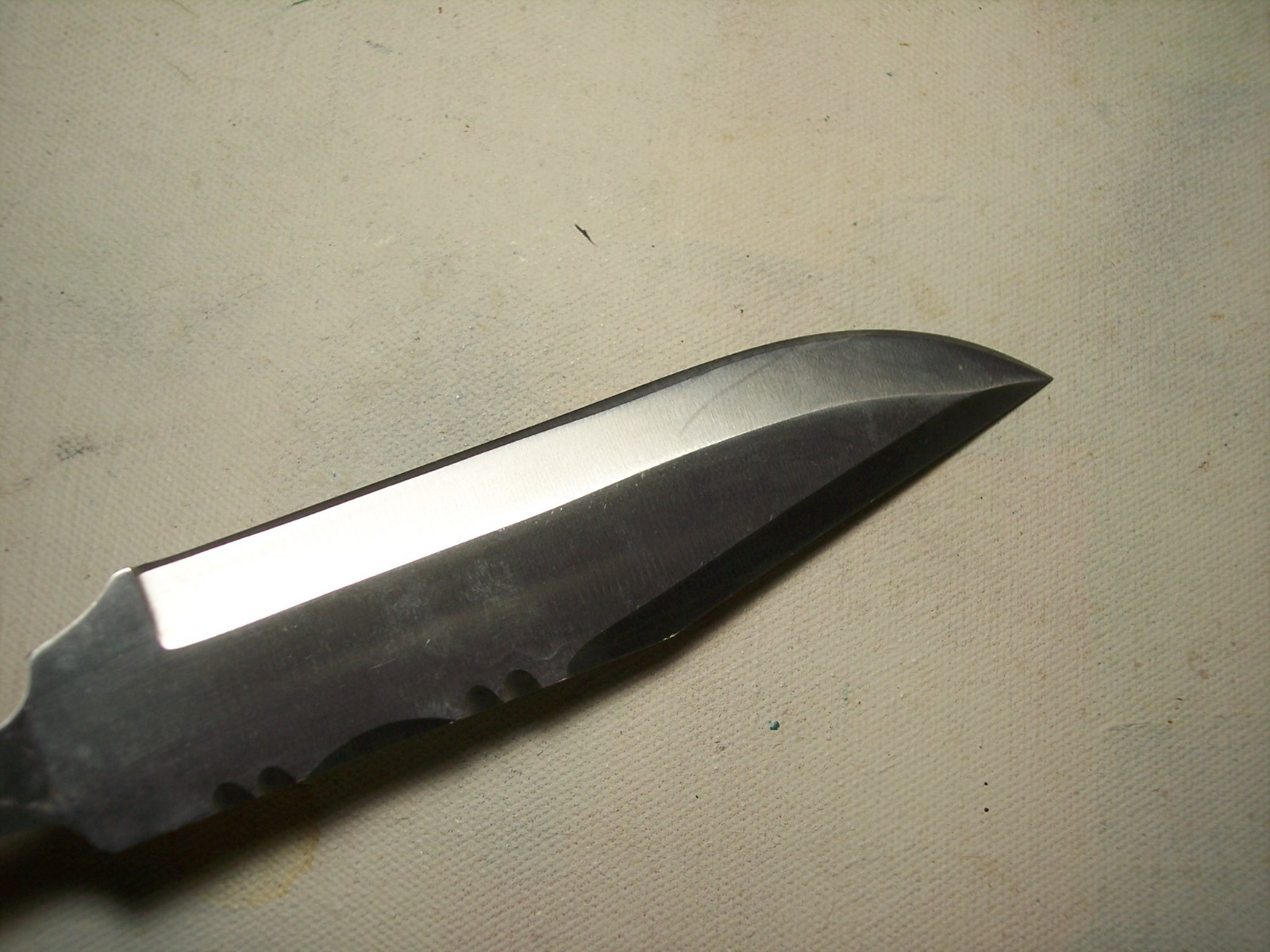 Aitor inox spain 5.5″ bowie blank blade knife making