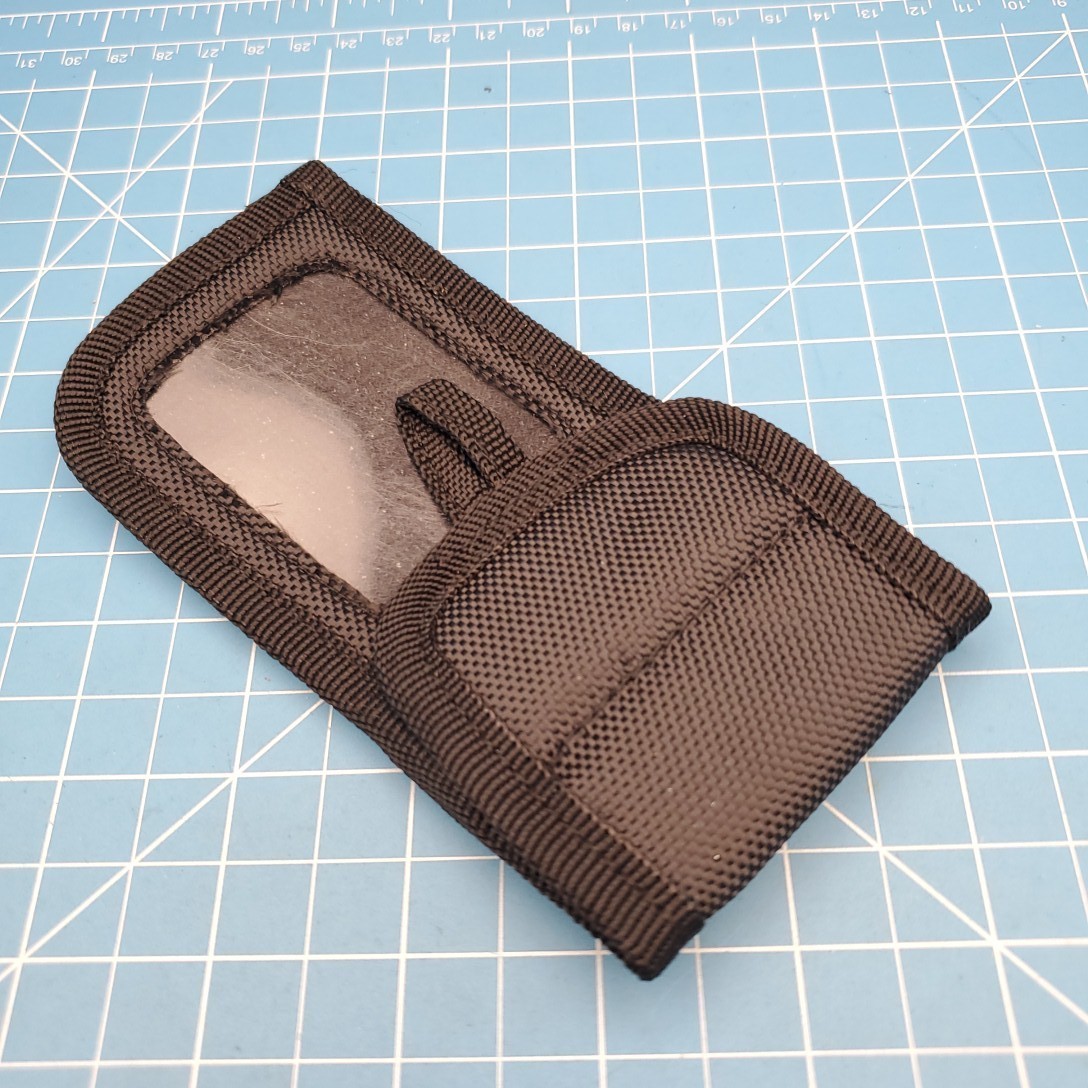 Folding Blade Knife Sheath Black Nylon Belt Pouch Case 5.5″x4.75″