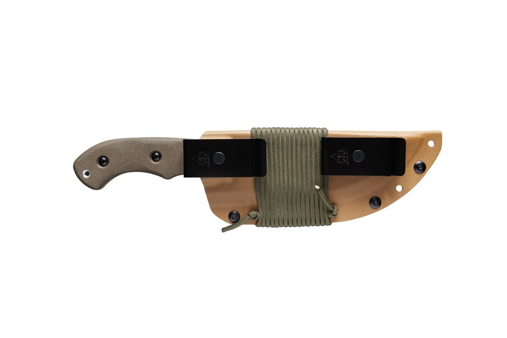 TOPS Tom Brown Tracker #1 Coyote Tan Fixed Blade 1095 Survival Knife