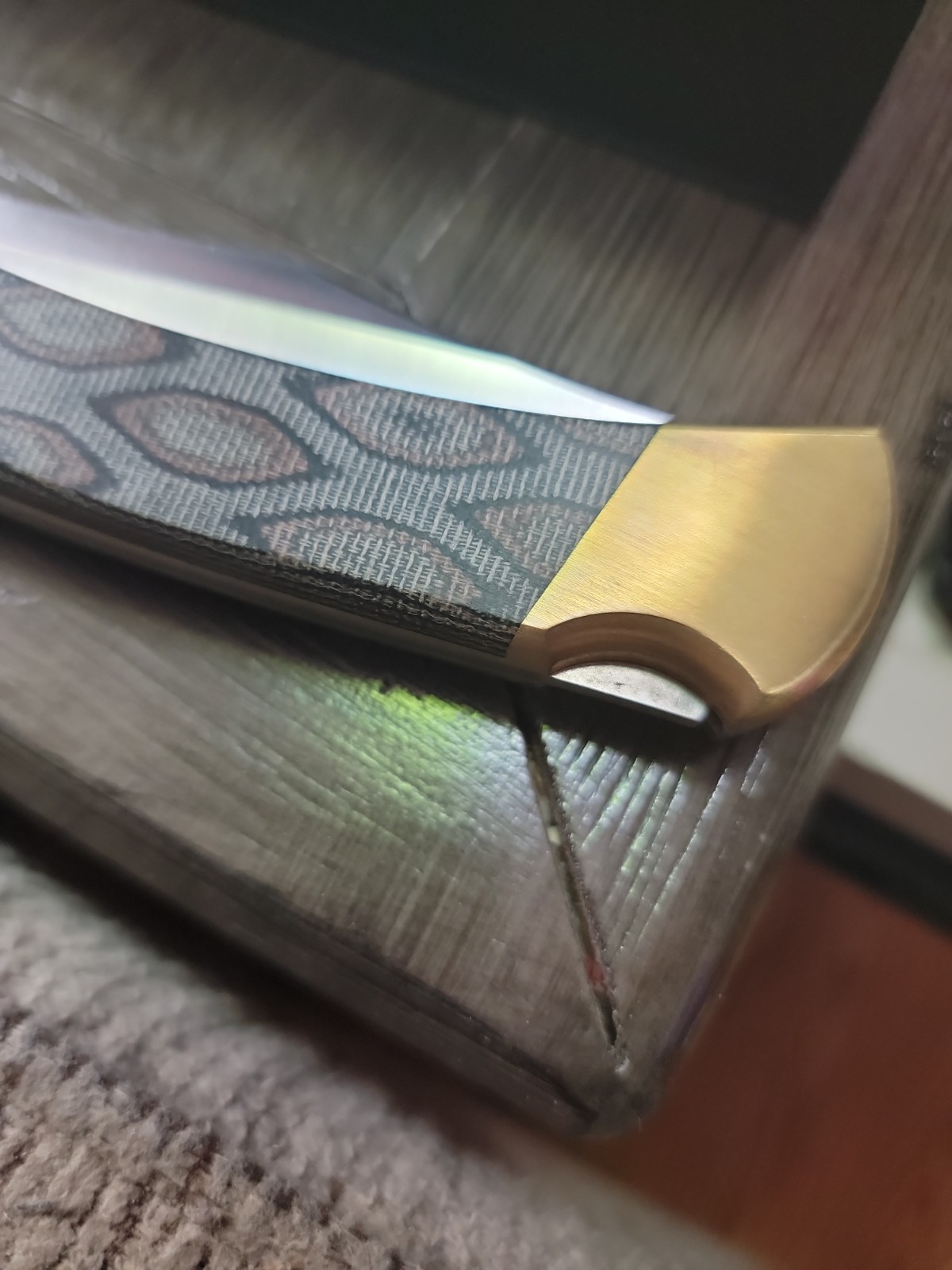 1 Of 250 SMKW Exclusive Buck 110 Python Magnacut Micarta Folding Hunter 2025