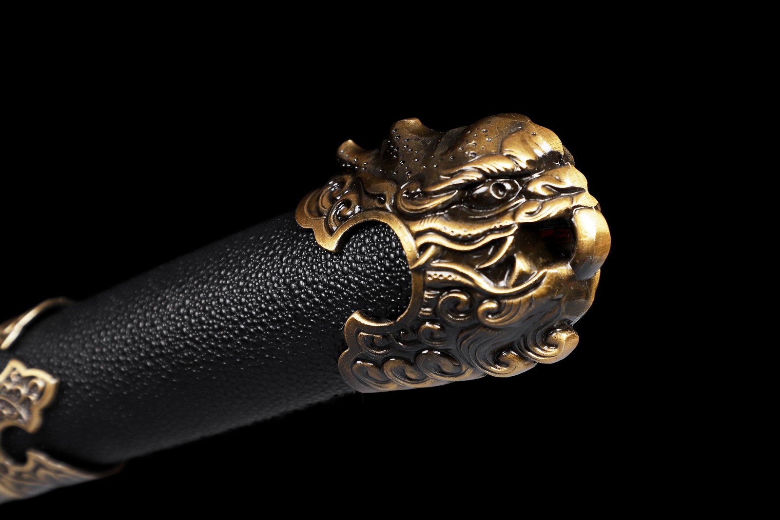 Functional Sharp Dragon Chinese KungFu Sword Tang Dao Broadsword Manganese Steel