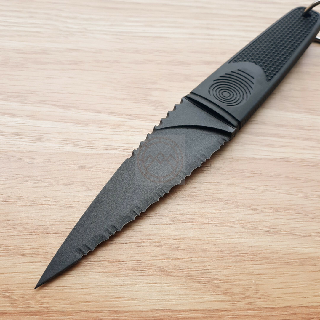 Cold Steel FGX Skean Training Fixed Knife 4″ Black Grivory Blade Rubber Handle